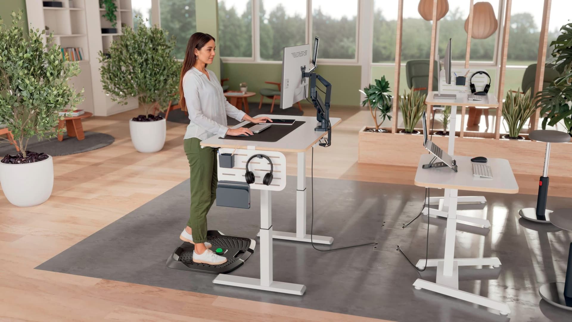 Antivermoeidheidsmat Leitz Ergo actief 10