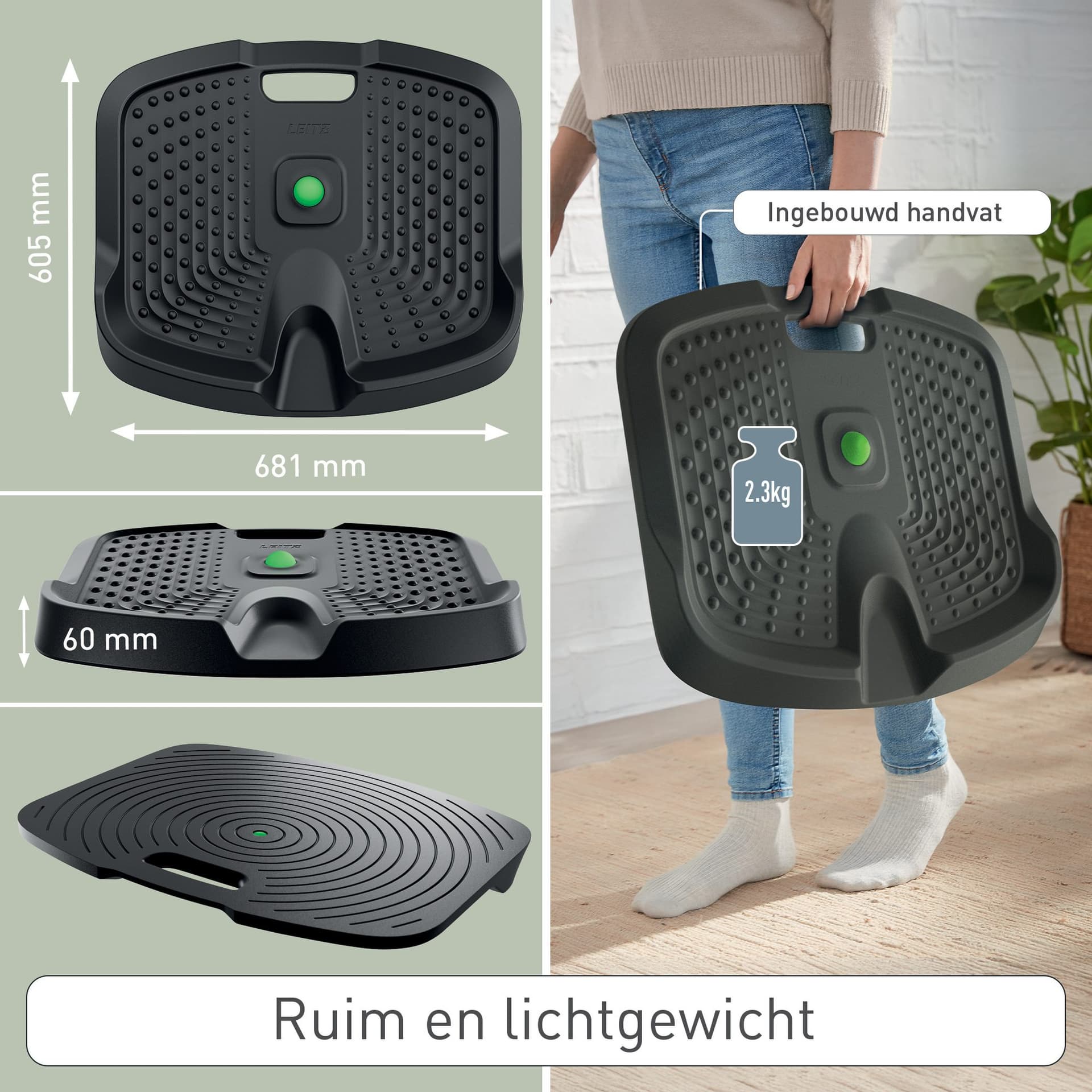 Antivermoeidheidsmat Leitz Ergo actief 4