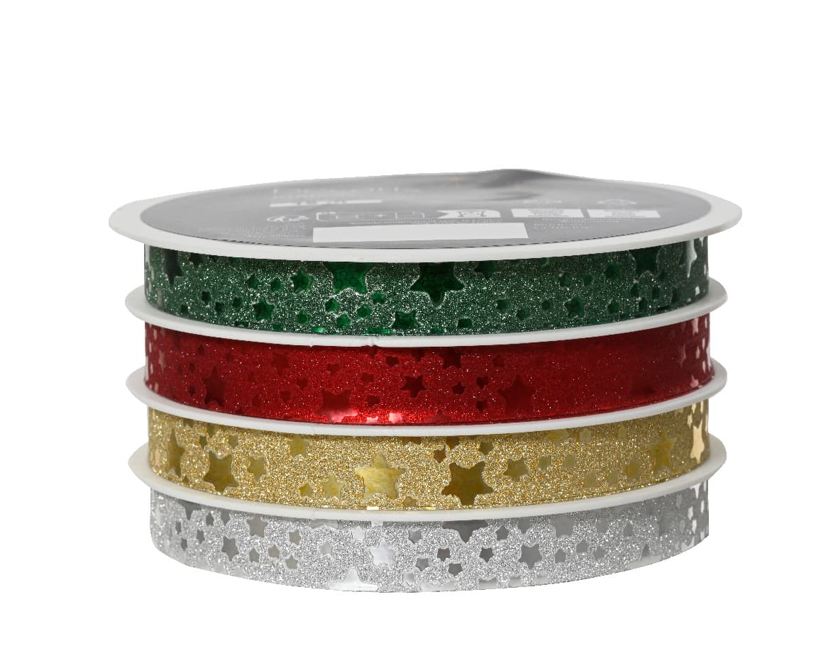 Cadeaulint Decoris rol met 4 kleuren assorti 2