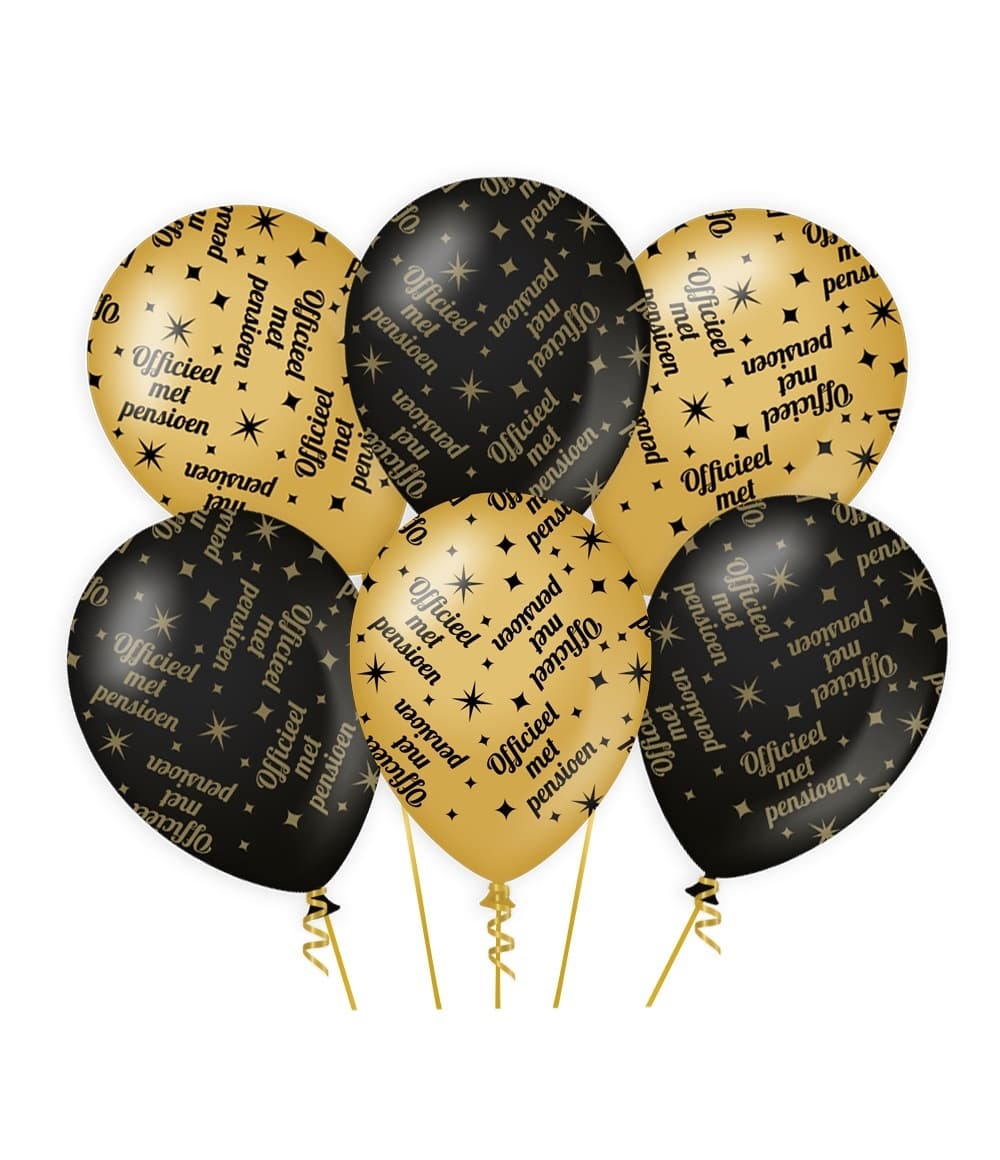 Classy party balloons Pensioen