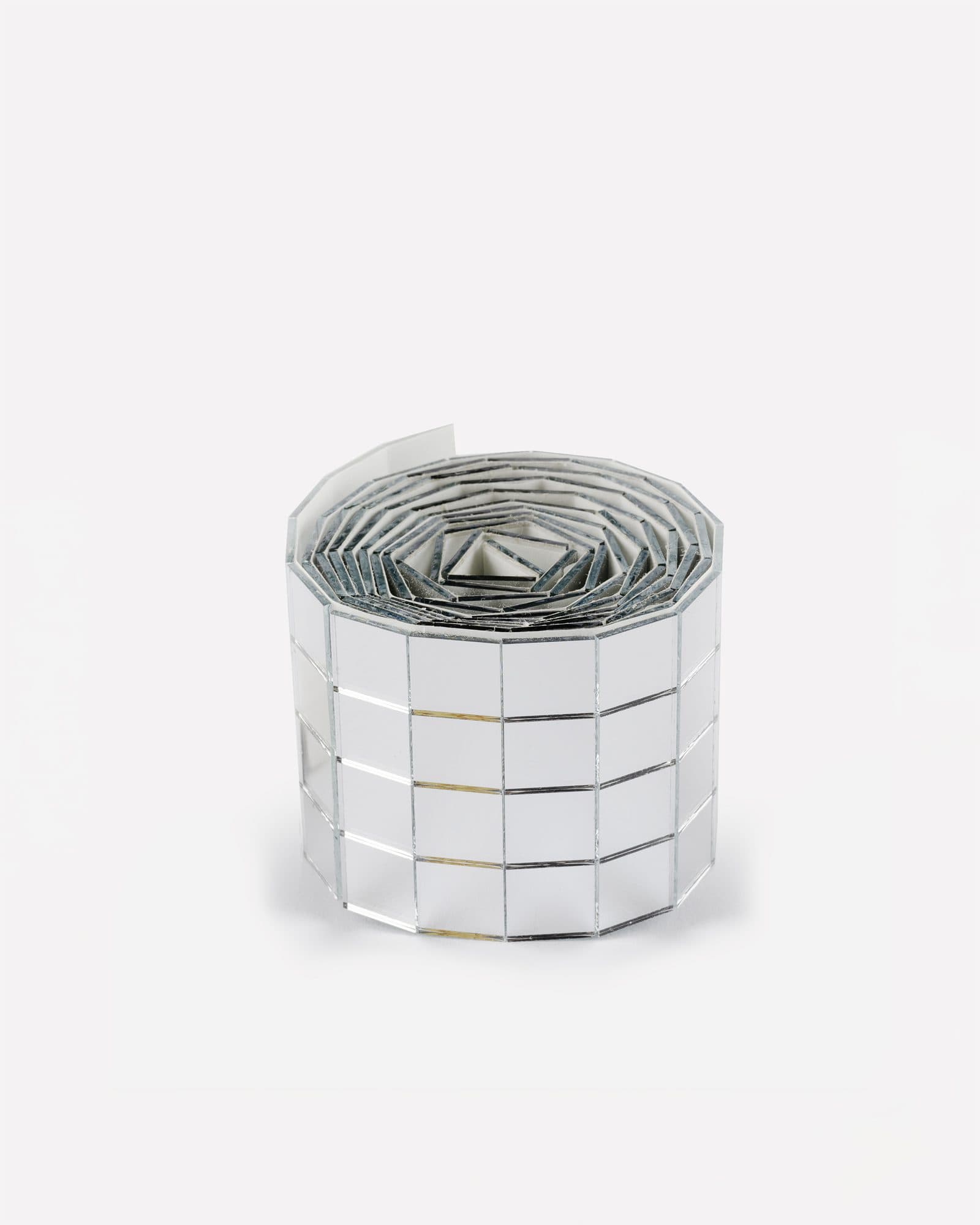 Mozaieksteentjes Folia zilver zelfklevend 10x10mm 2