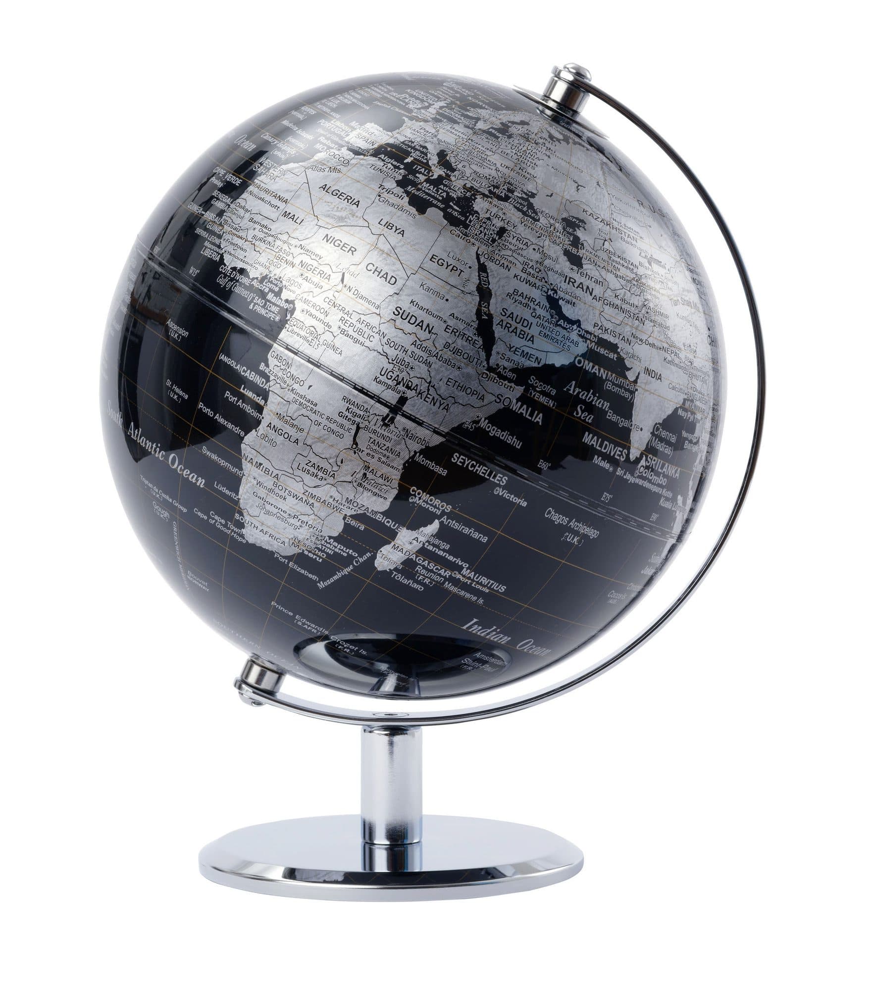 Globe Troika 20cm zwart-zilver