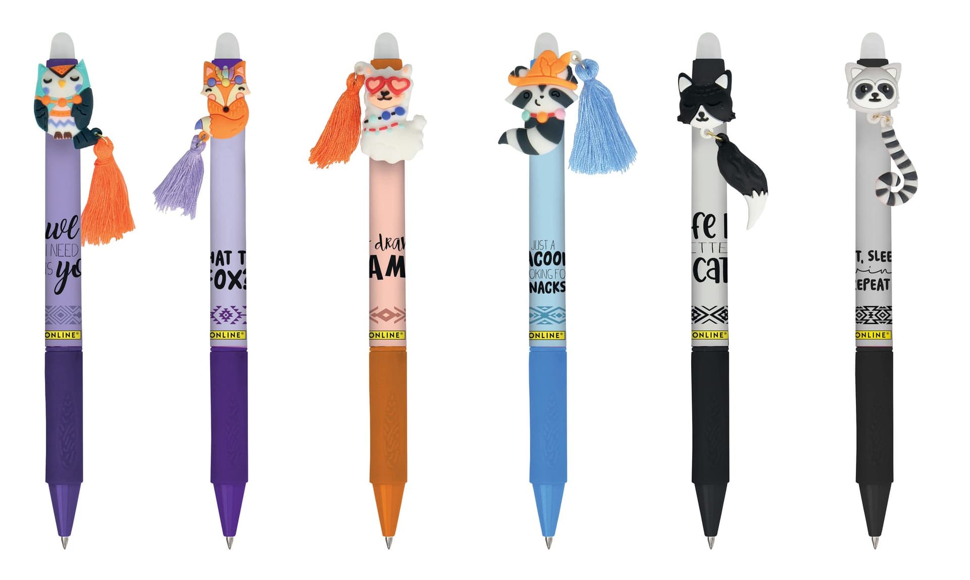 Gelschrijver Online Magixx Fun Charm 0.7mm assorti 2