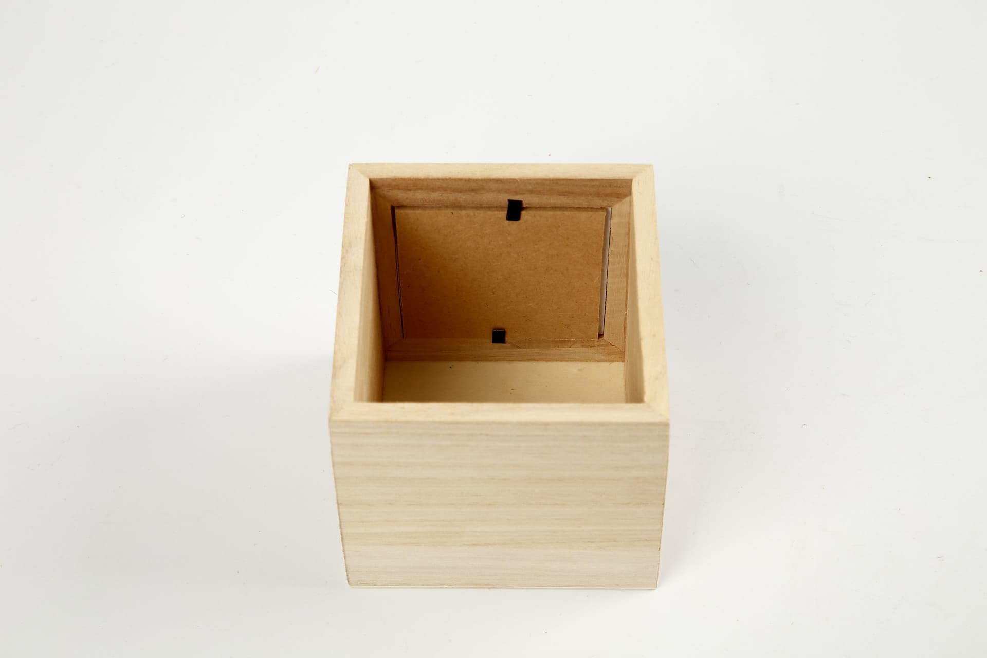 Pennenbakje Creativ Company 10x10x10cm hout 4