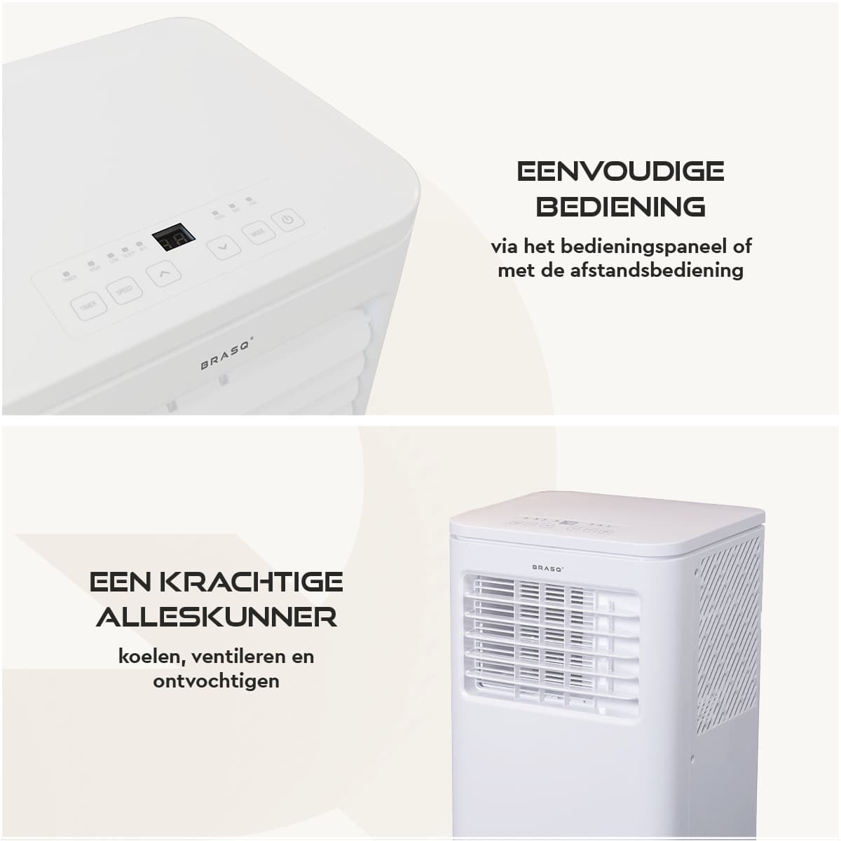 Airconditioning BRASQ MAC9000 9000 BTU wit 4