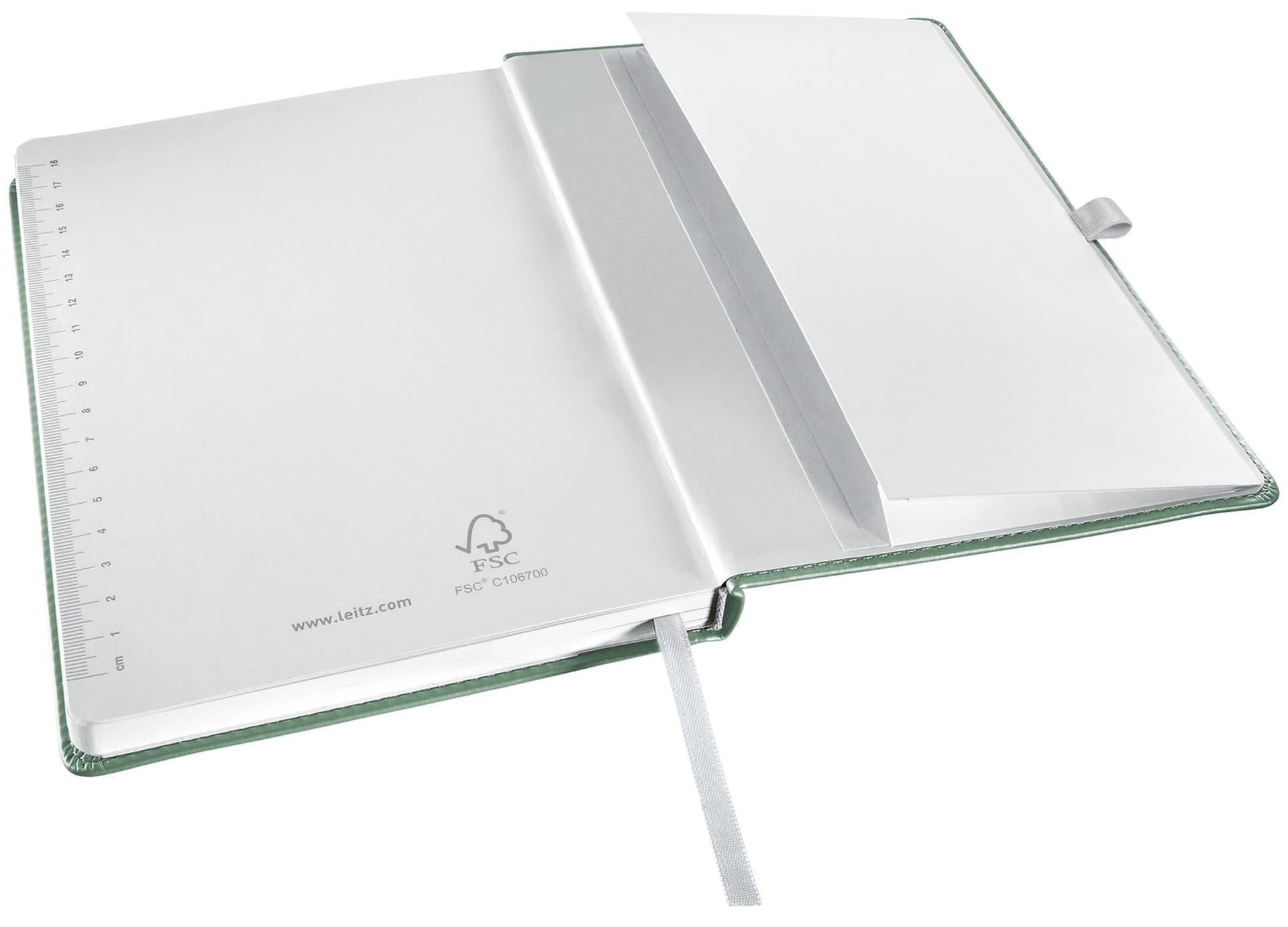 Notitieboek Leitz Style A5 lijn 160 pagina's 100gr groen 4