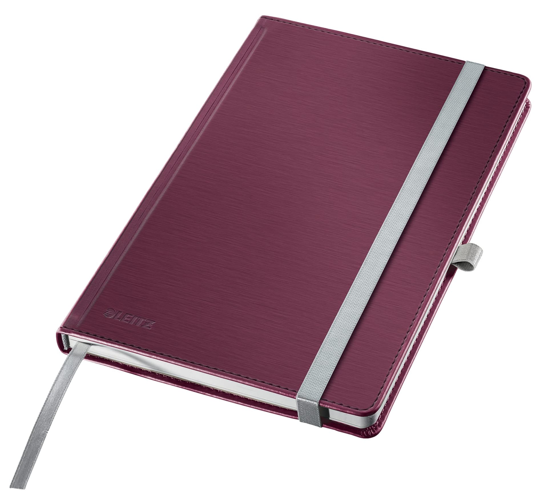 Notitieboek Leitz Style A5 lijn 160 pagina's 100gr rood