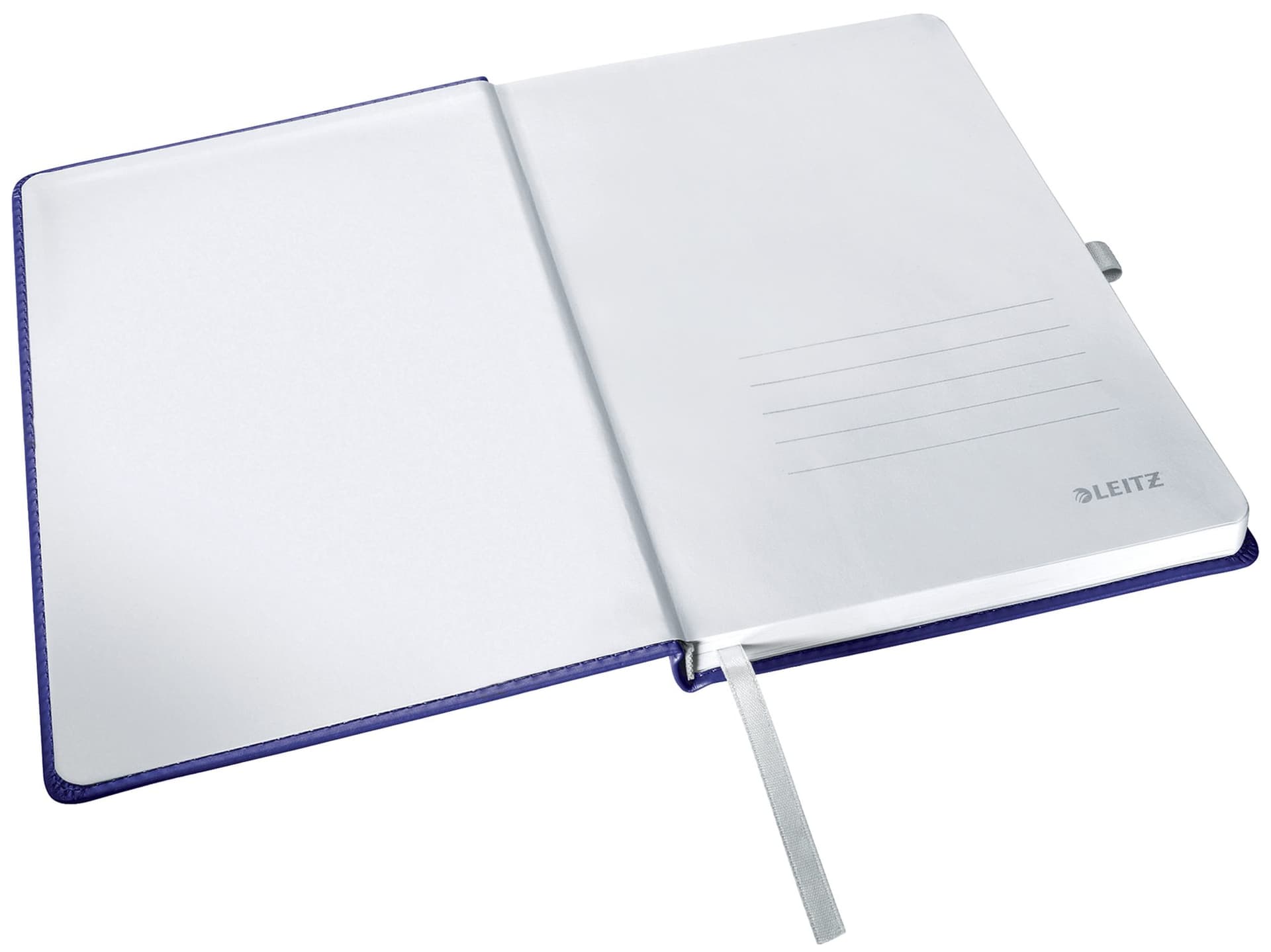 Notitieboek Leitz Style A5 lijn 160 pagina's 100gr blauw 3