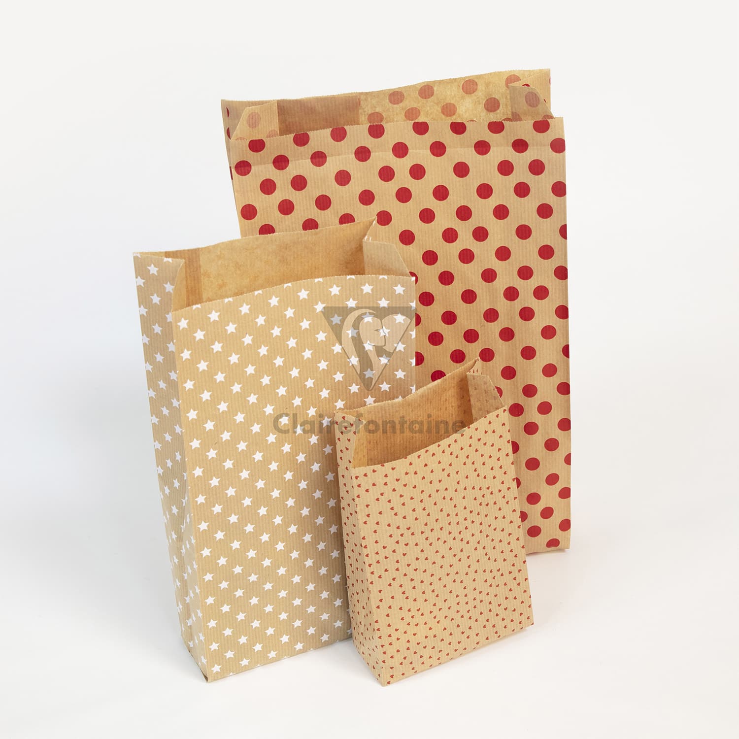 Cadeauzak Clairefontaine 12x24x4.5cm kraft harten 50 stuks 3