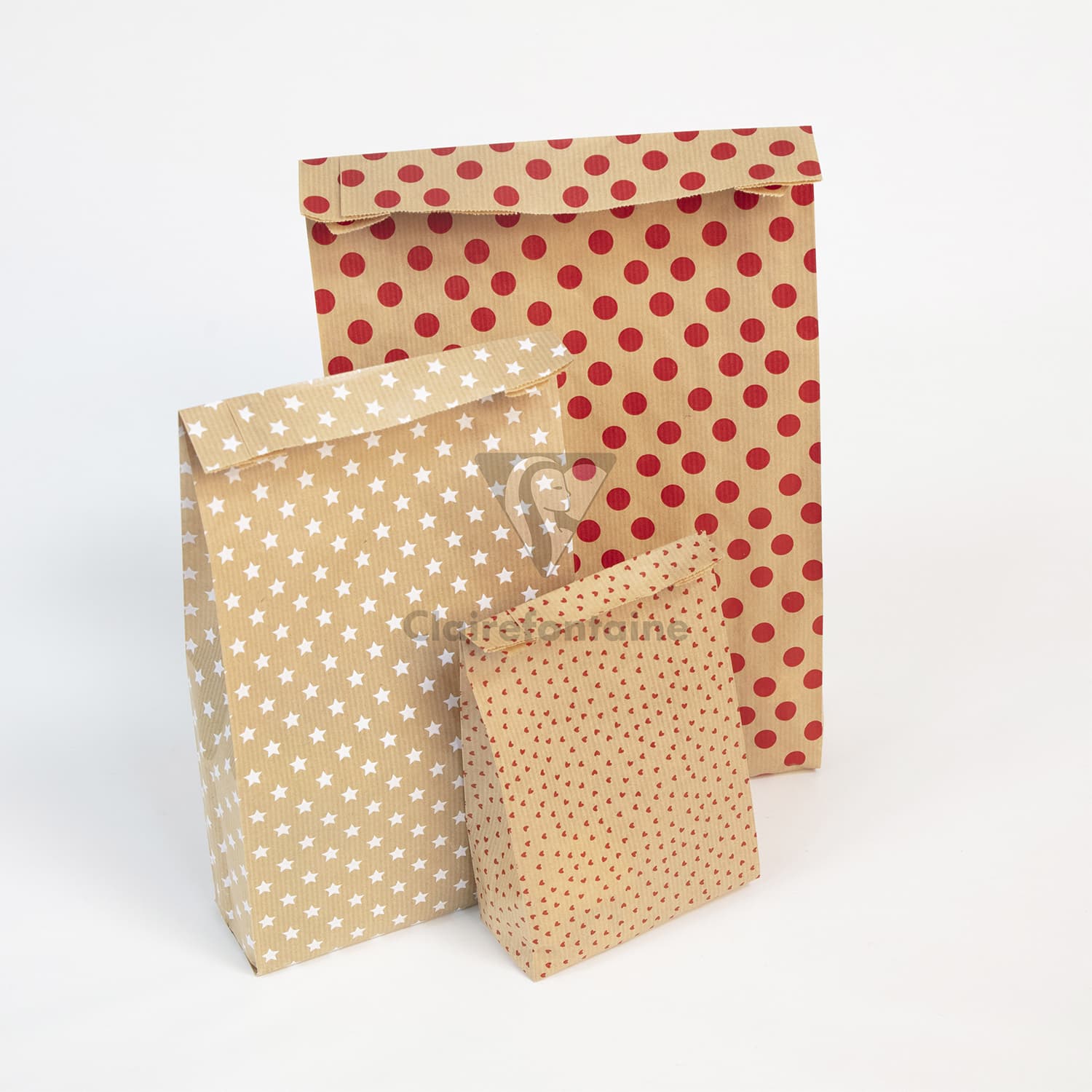 Cadeauzak Clairefontaine 12x24x4.5cm kraft harten 50 stuks 4