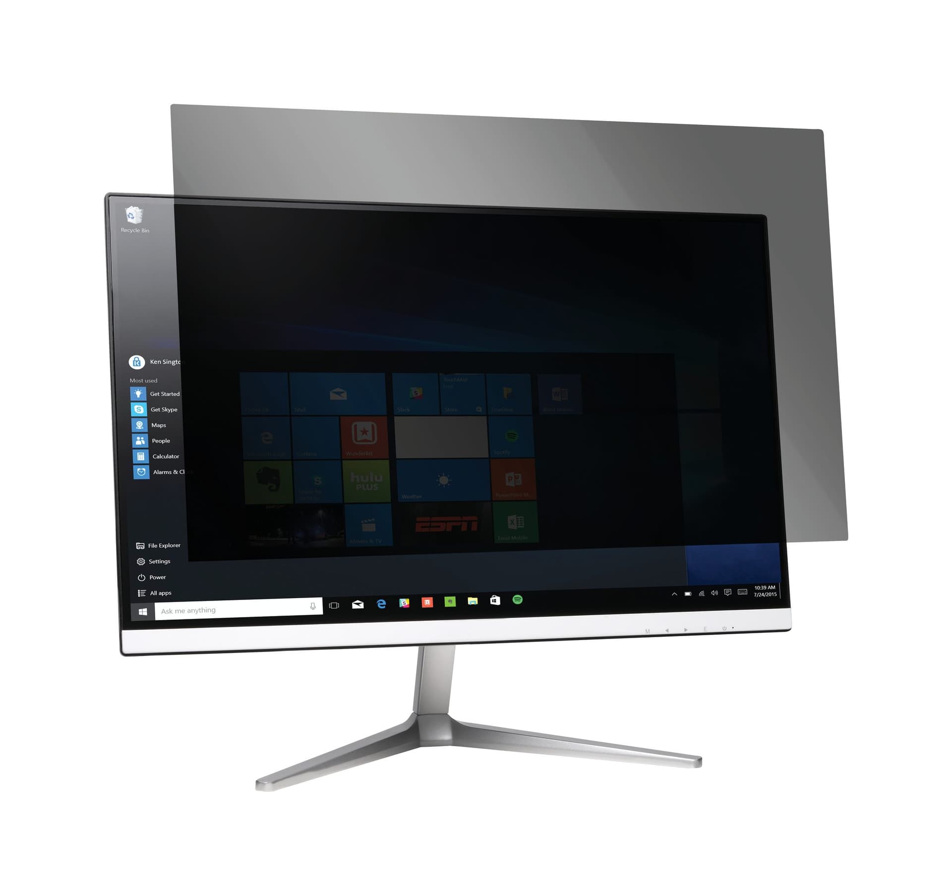 Privacyfilter Kensington 2-weg voor 22" monitors 16:9
