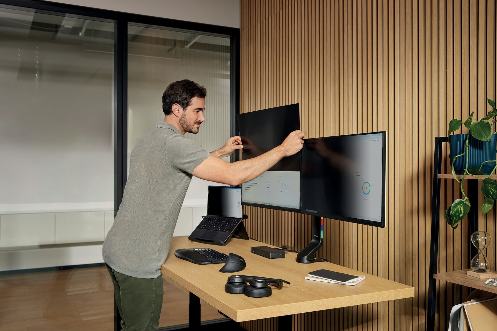 Privacyfilter Kensington 2-weg voor 23.8" monitors 16:9 4