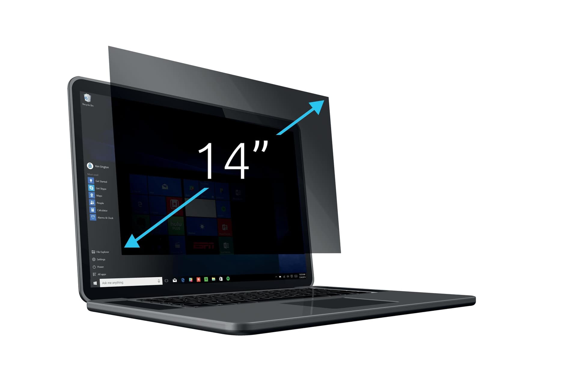 Privacyfilter Kensington 2-weg voor 14" laptops 16:9 2
