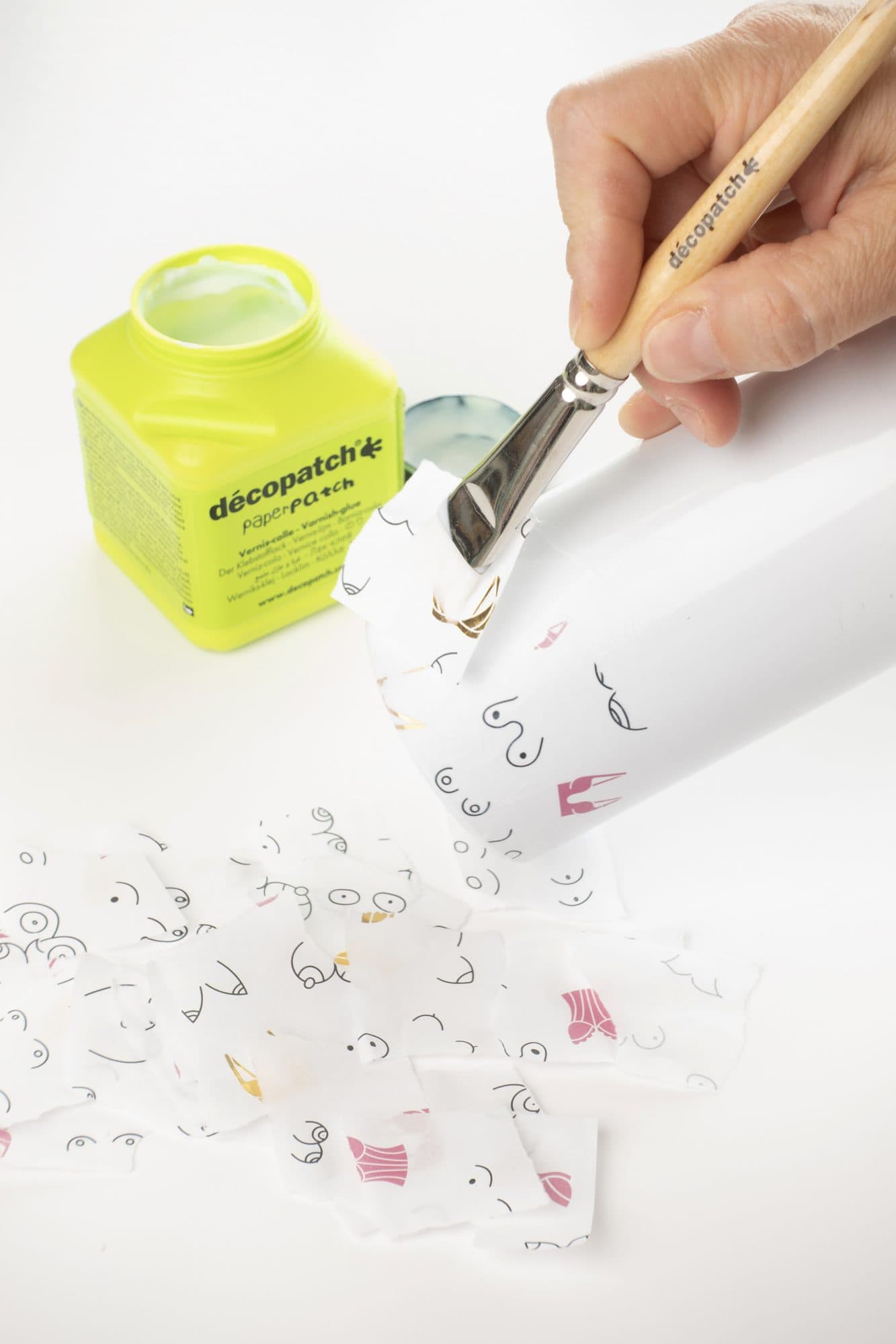 Hobbypapier Décopatch 30x40cm set à 4 vel thema Ode aan de vrouw 3