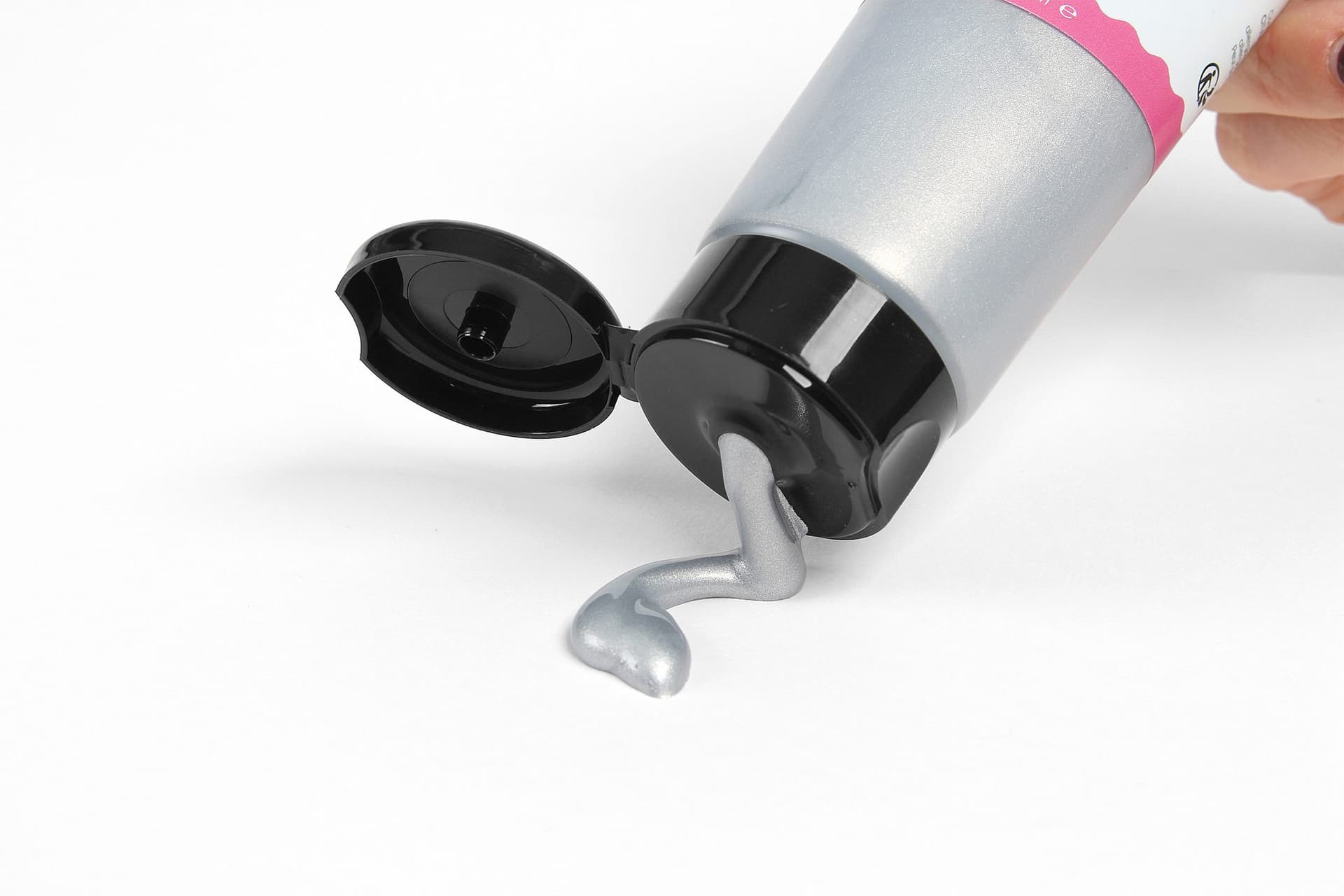 Acrylverf Qrea 120 ml zilver 2