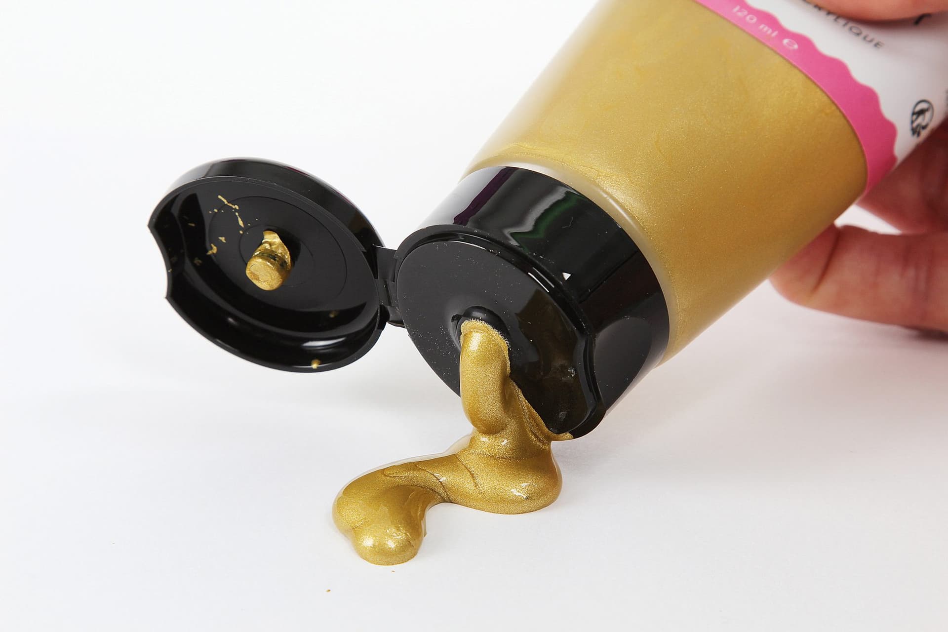 Acrylverf Qrea 120 ml goud 2