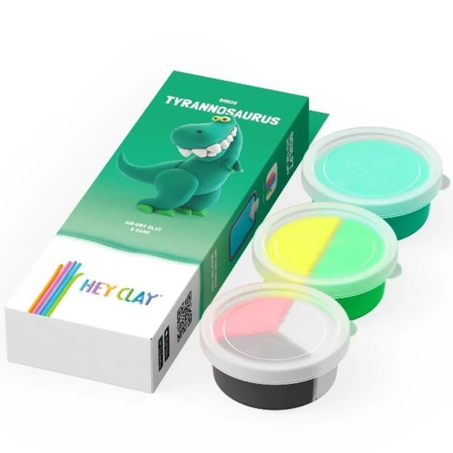 Klei Hey Clay dinos set à 3 delen 2