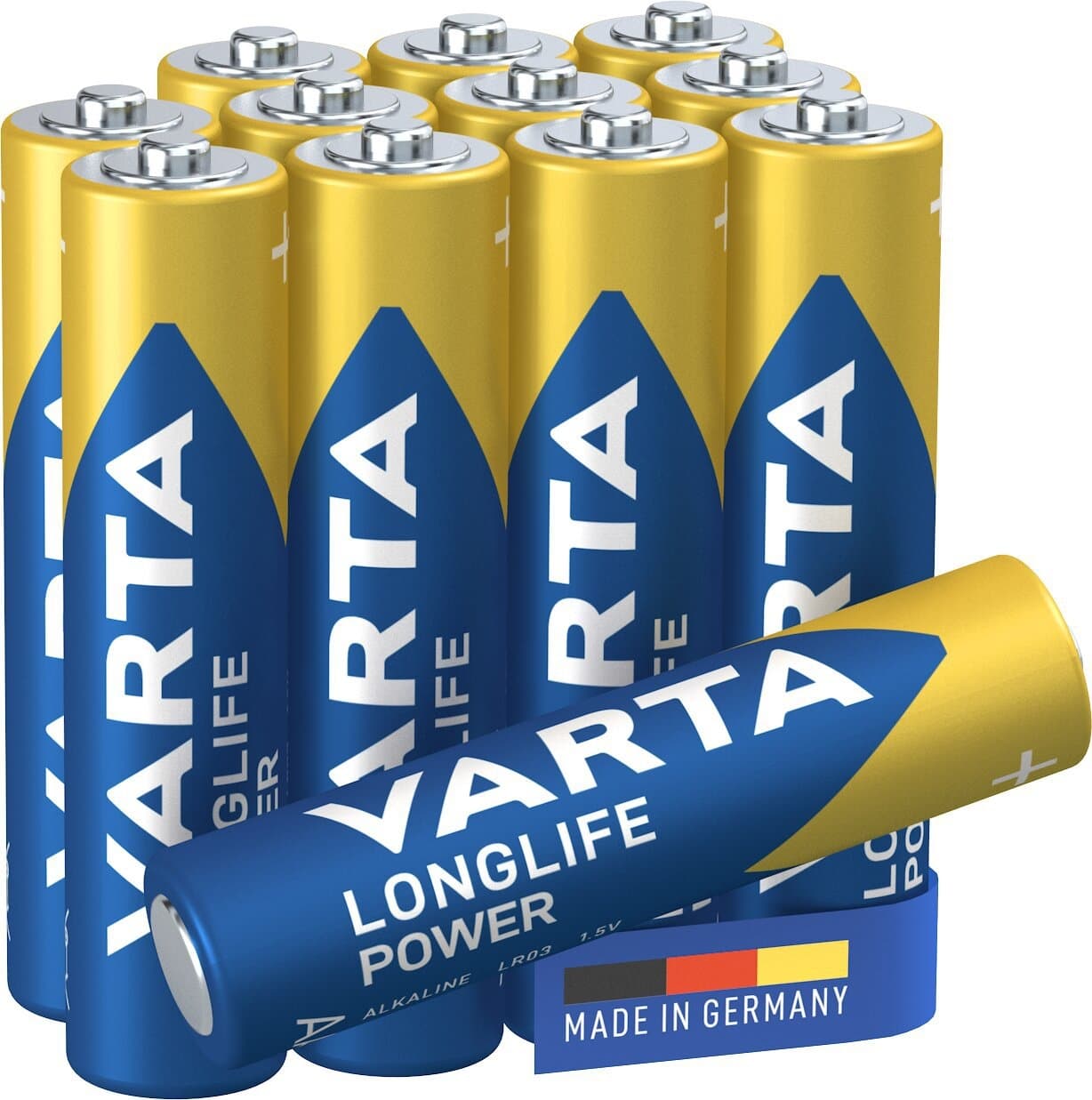 Batterij VARTA Longlife Power 12x AAA 3