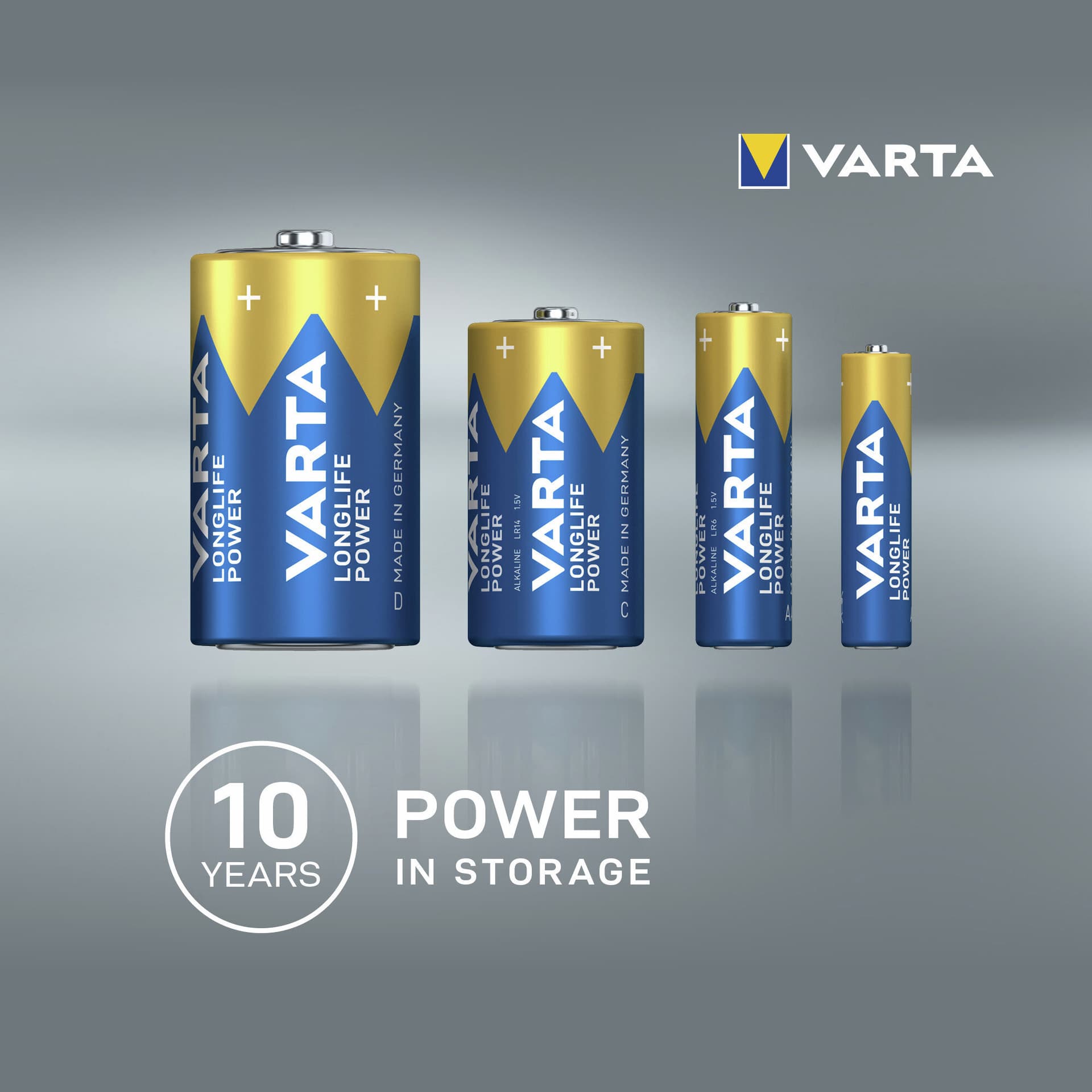 Batterij VARTA Longlife Power 2x D 6
