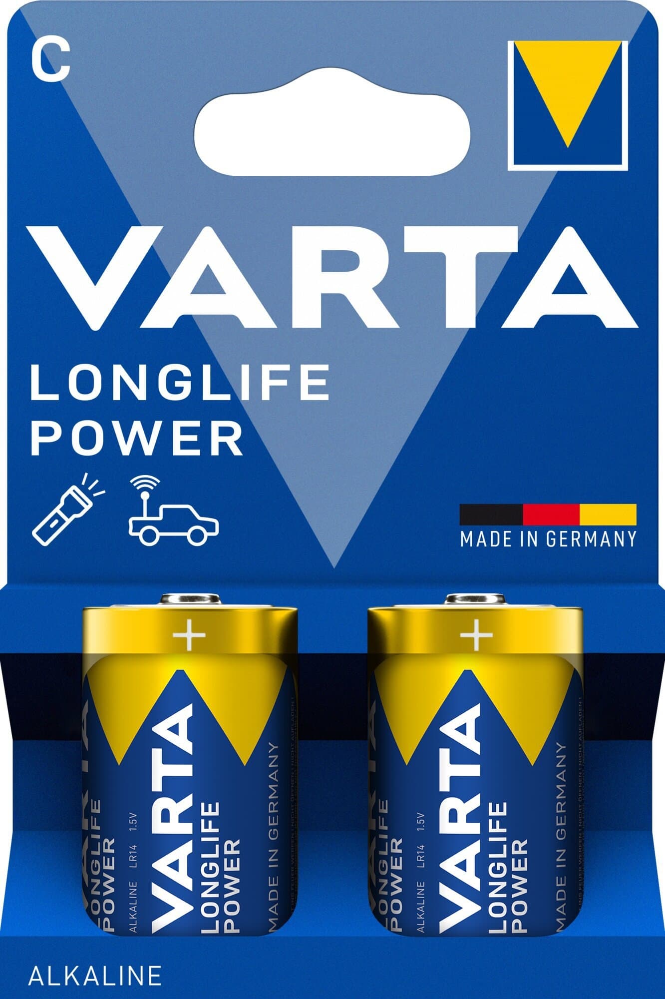 Batterij VARTA Longlife Power 2x C