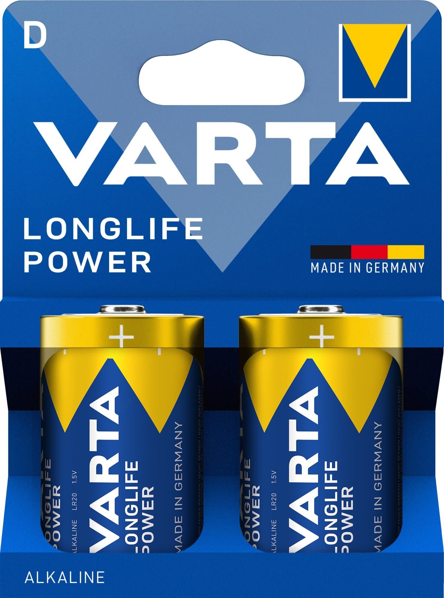 Batterij VARTA Longlife Power 2x D