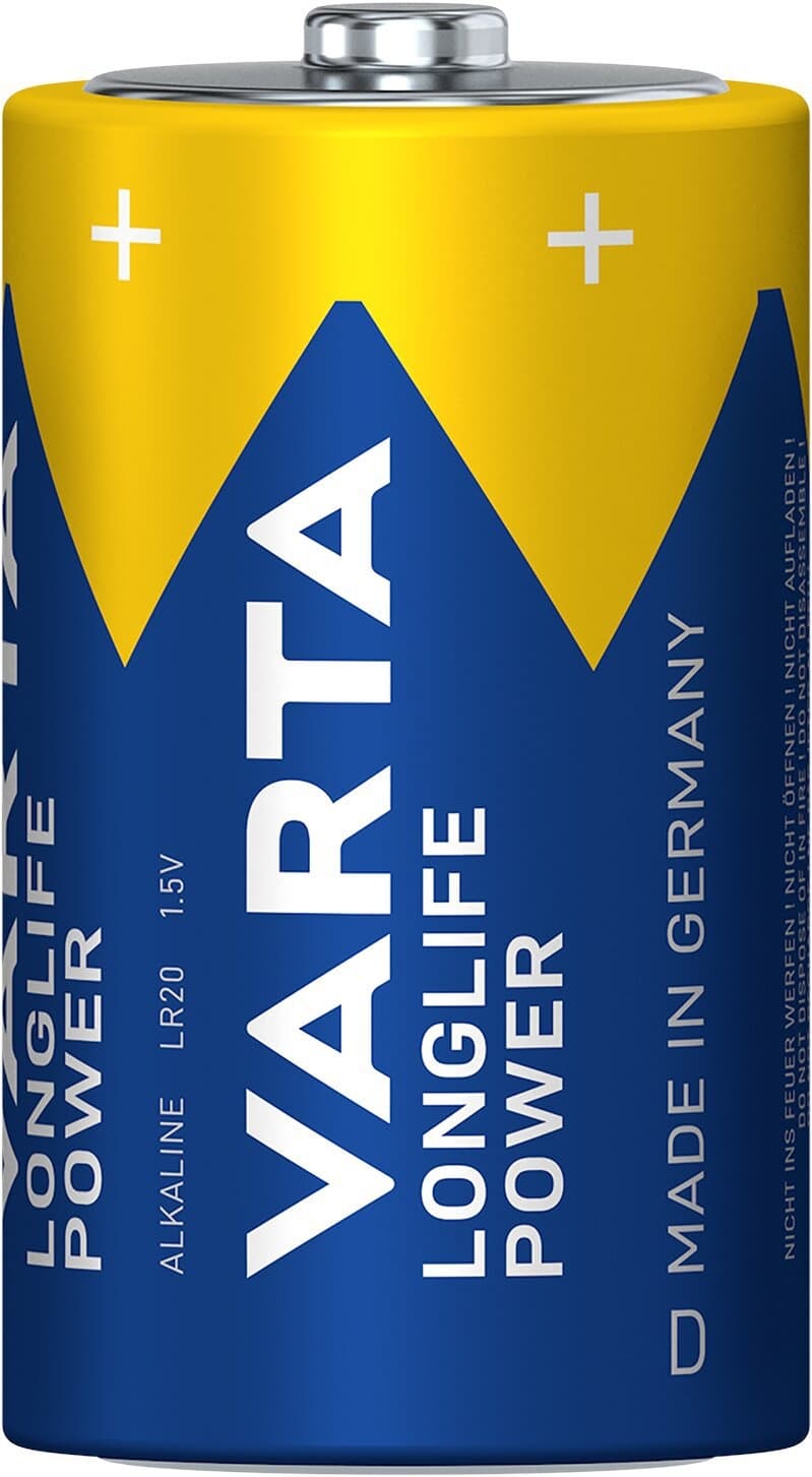 Batterij VARTA Longlife Power 2x D 2
