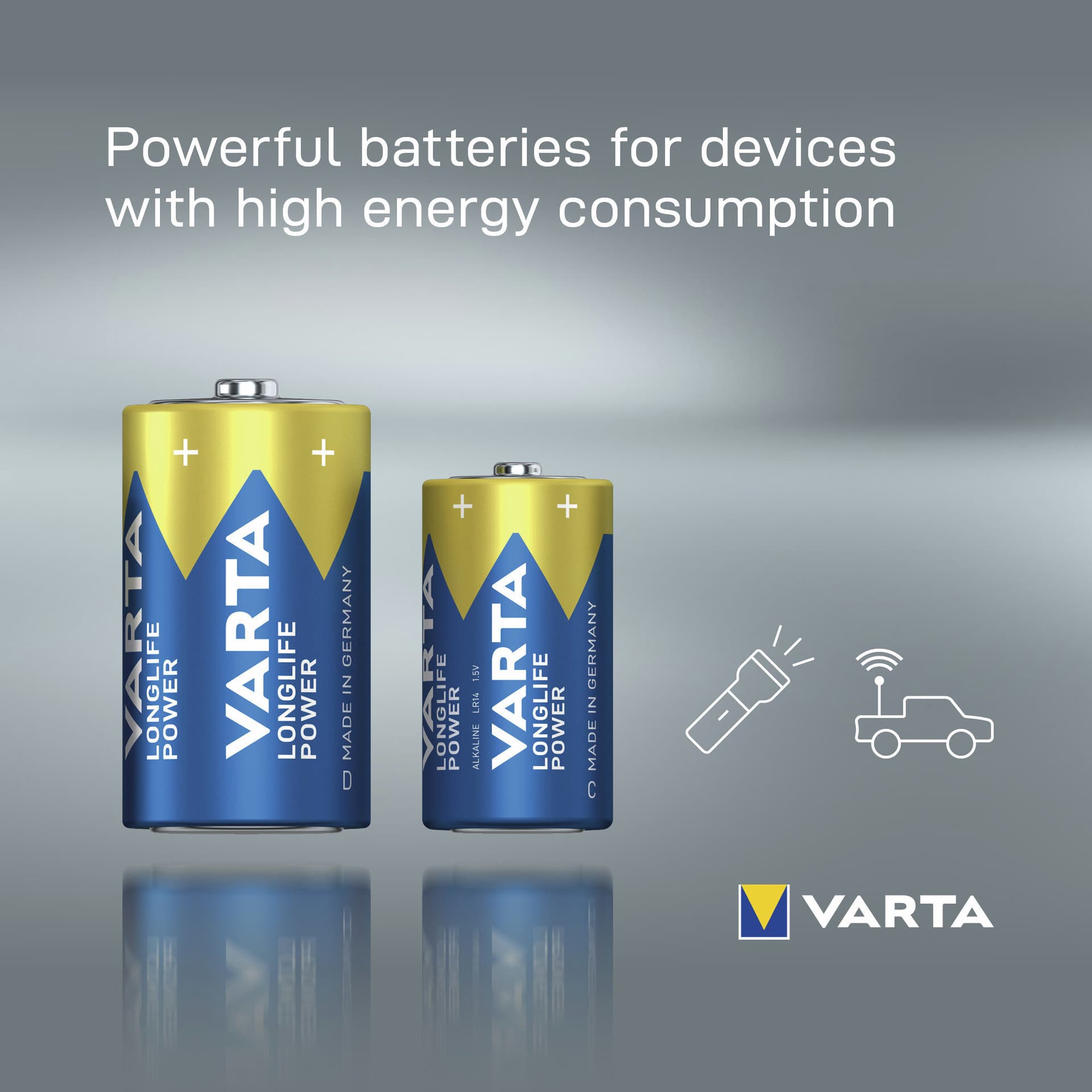 Batterij VARTA Longlife Power 2x D 5