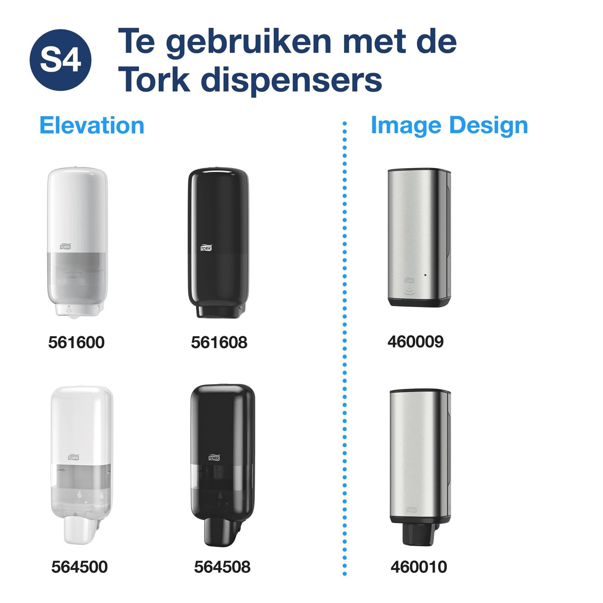 Handzeep Tork S4 Premium vloeibaar 1000ml mild 424501 3