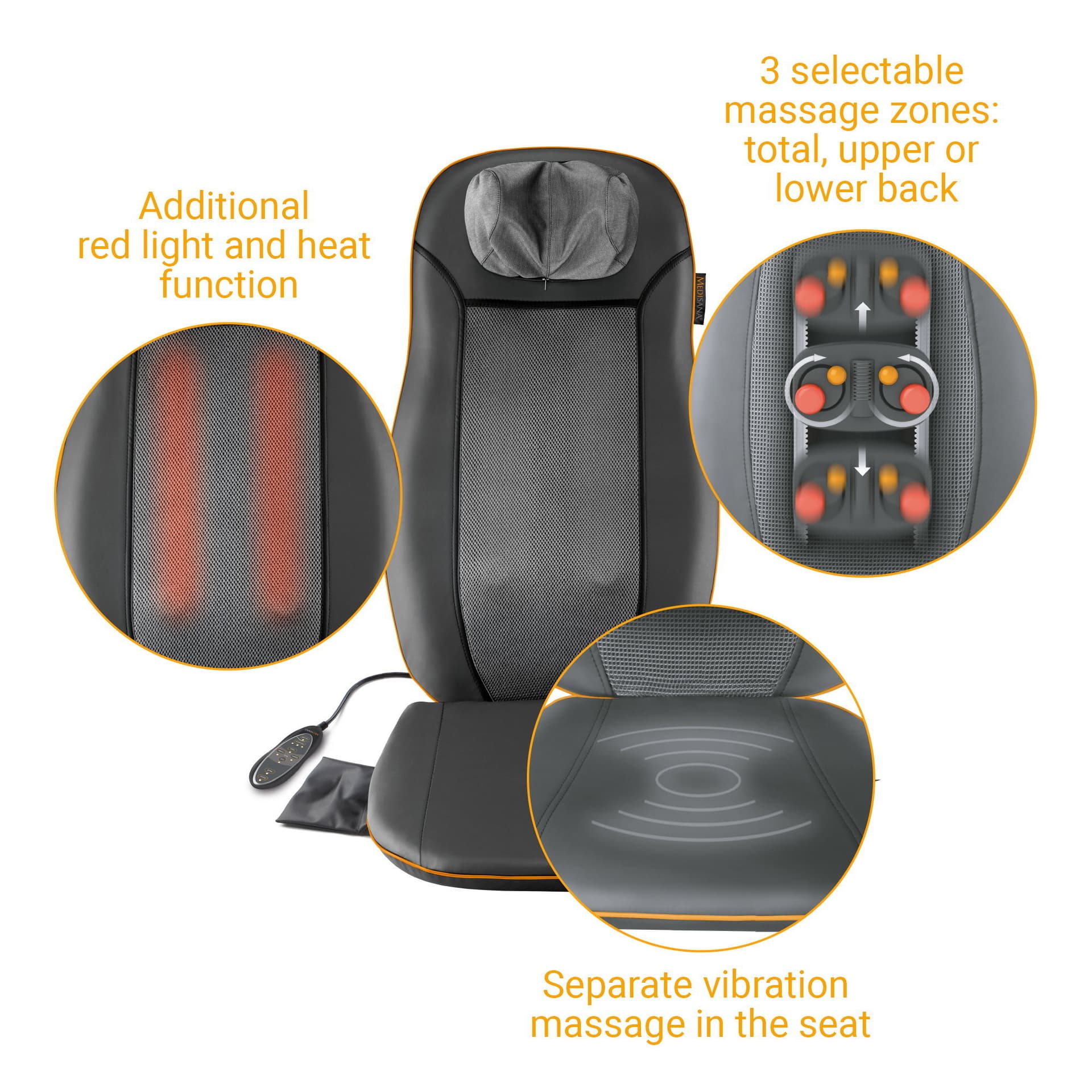 Shiatsu massagekussen Medisana MCN 3
