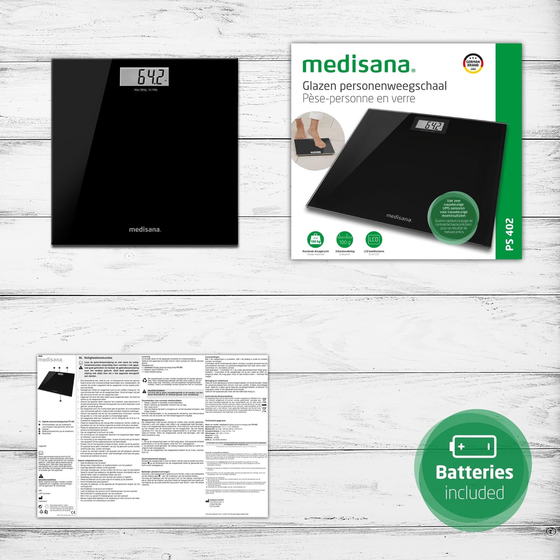 Weegschaal Medisana personen PS 402 6