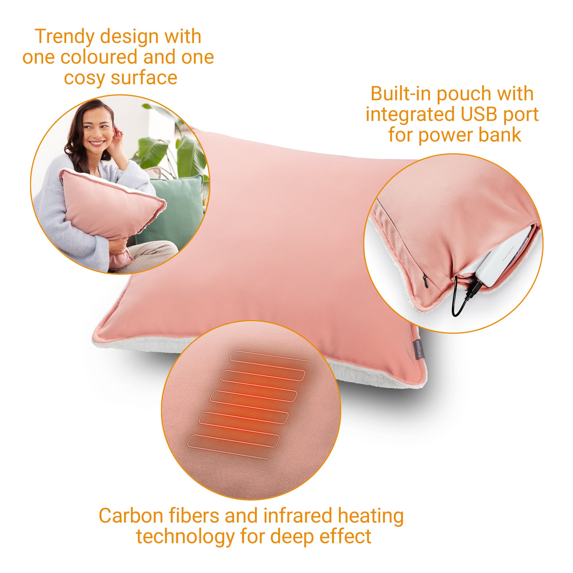Warmtekussen Medisana HC 100 roze 3