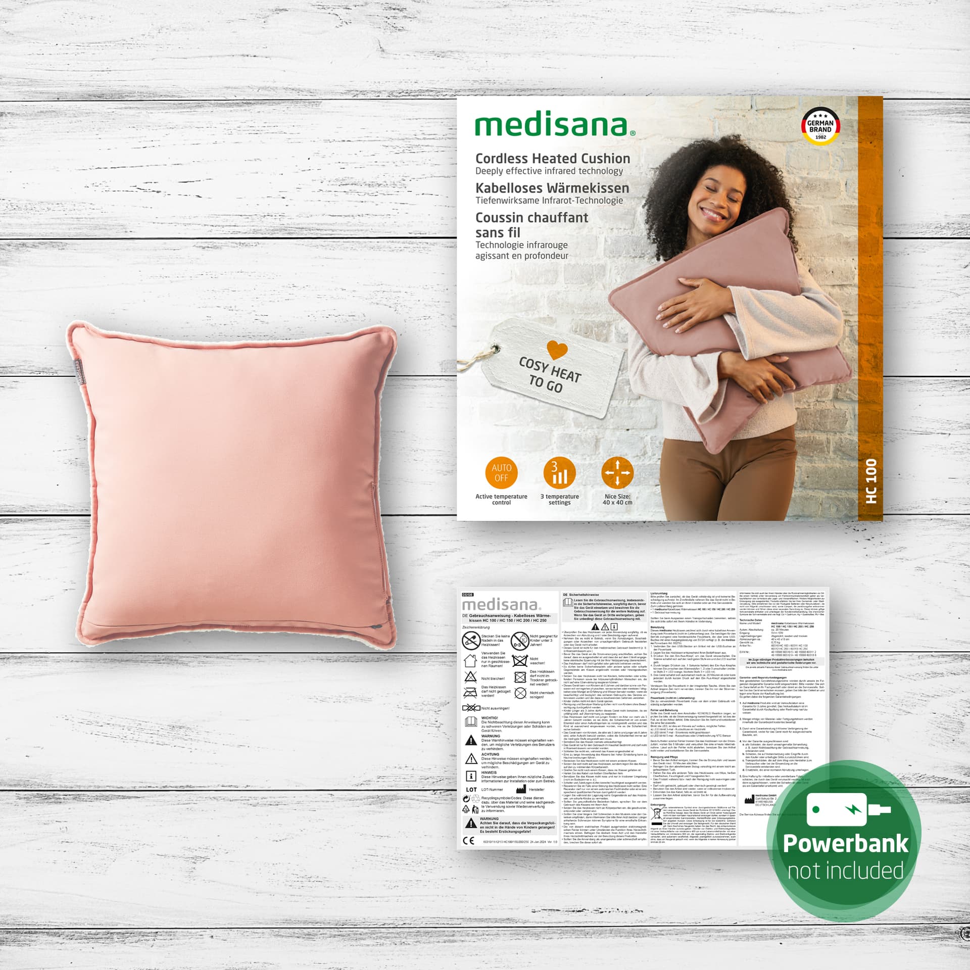 Warmtekussen Medisana HC 100 roze 6