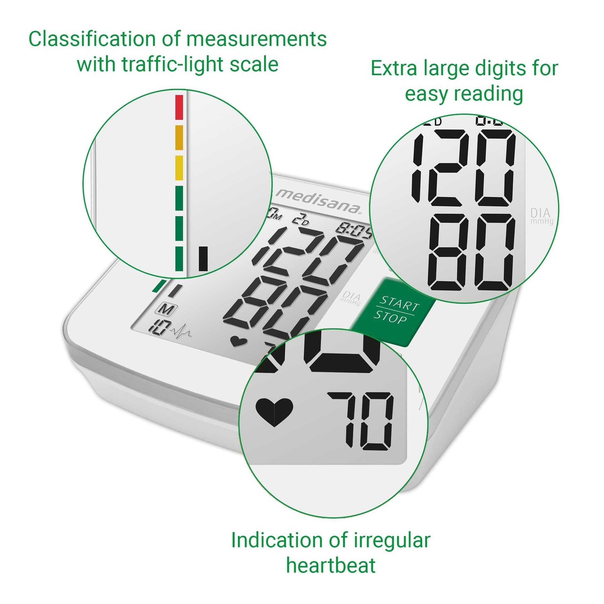 Bovenarmbloeddrukmeter Medisana BU 512 3