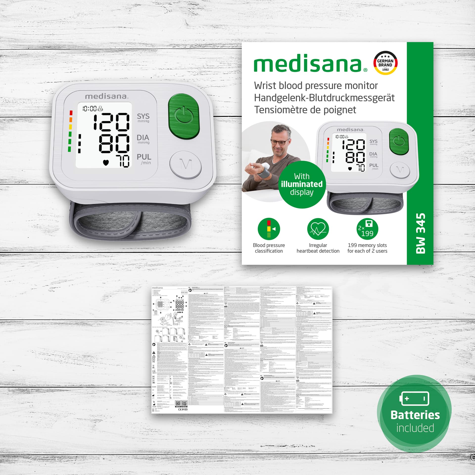 Polsbloeddrukmeter Medisana BW 345 6