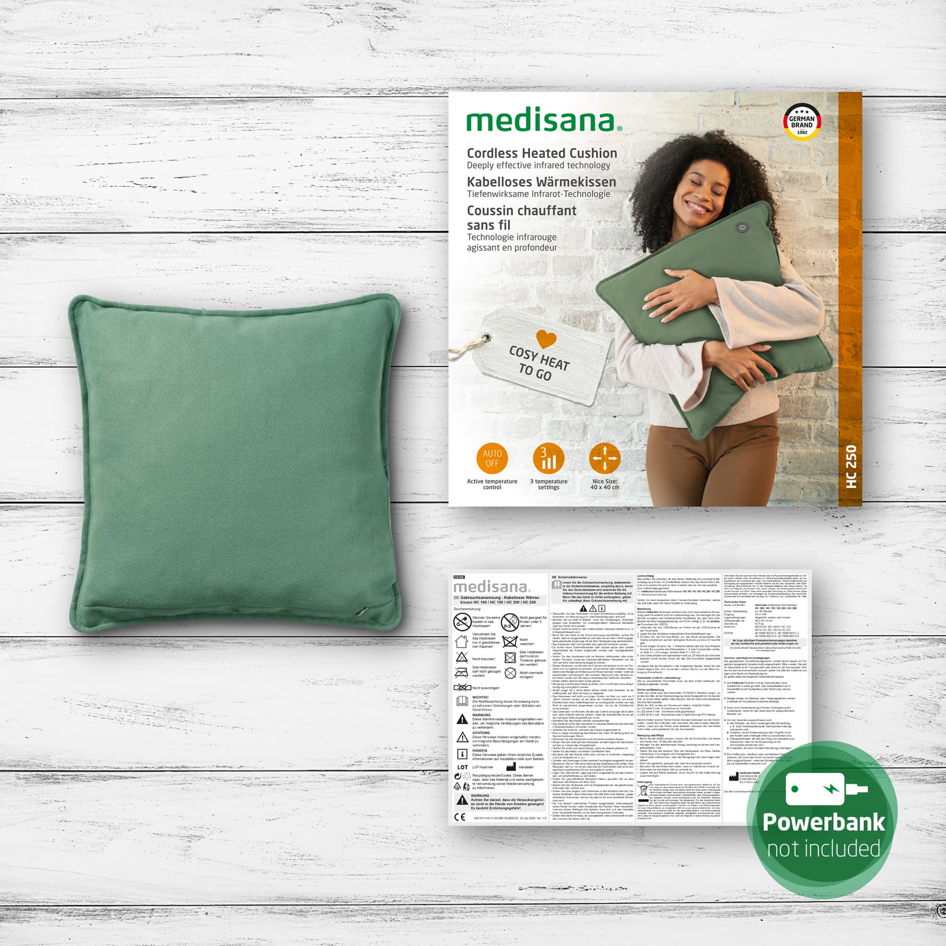 Warmtekussen Medisana HC 250 groen 6