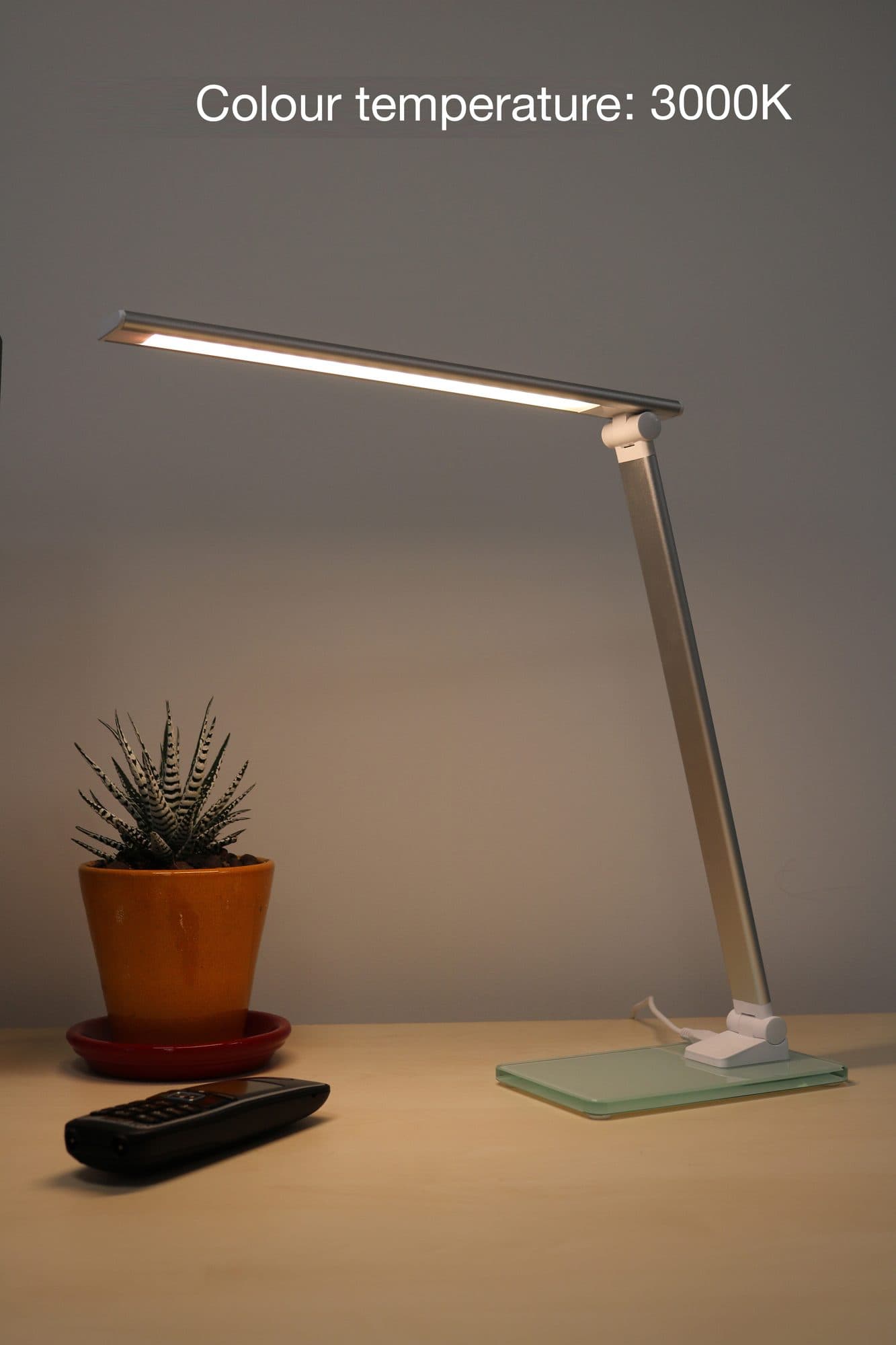 Bureaulamp Unilux Popy led wit 14