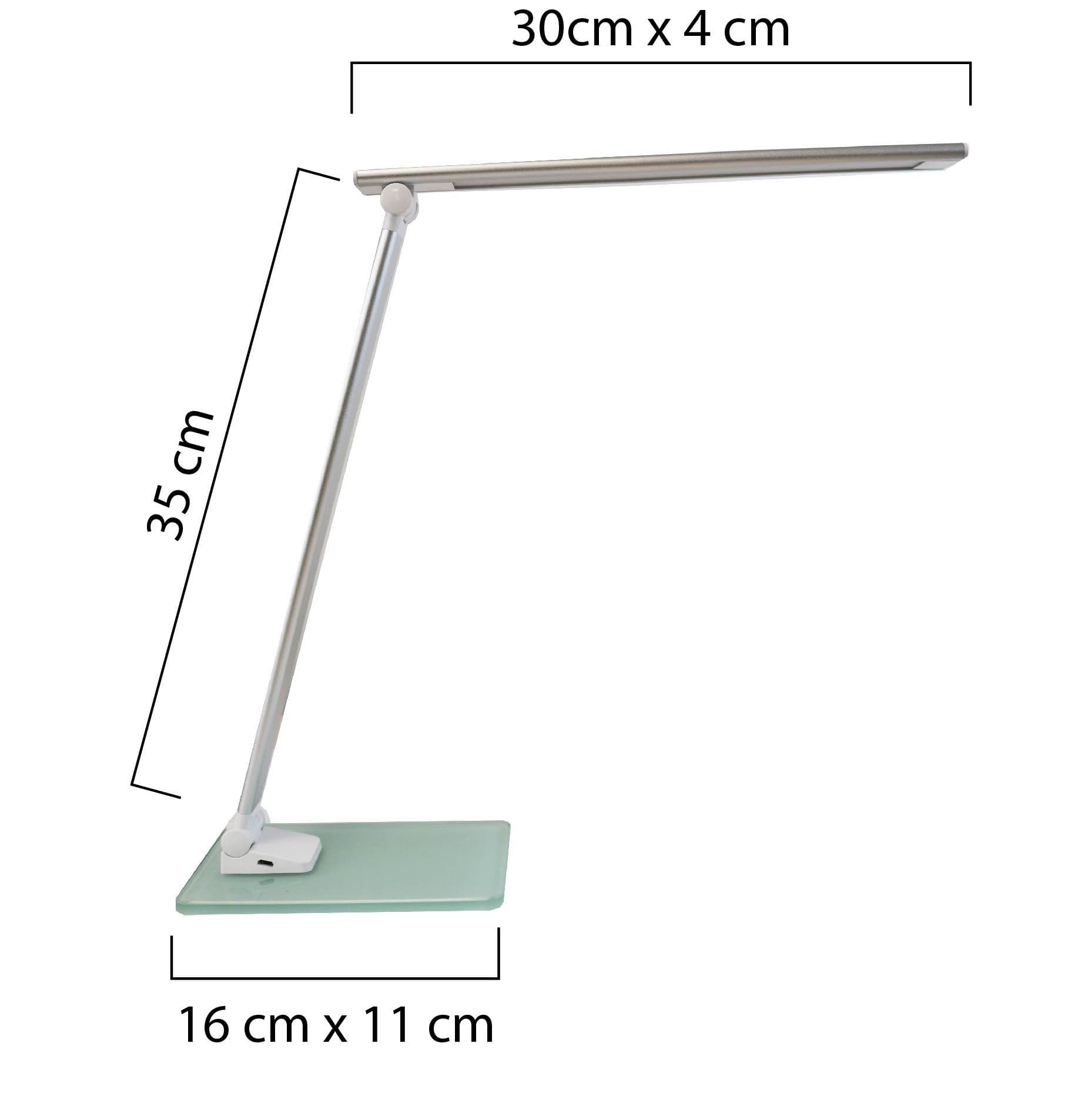 Bureaulamp Unilux Popy led wit 5