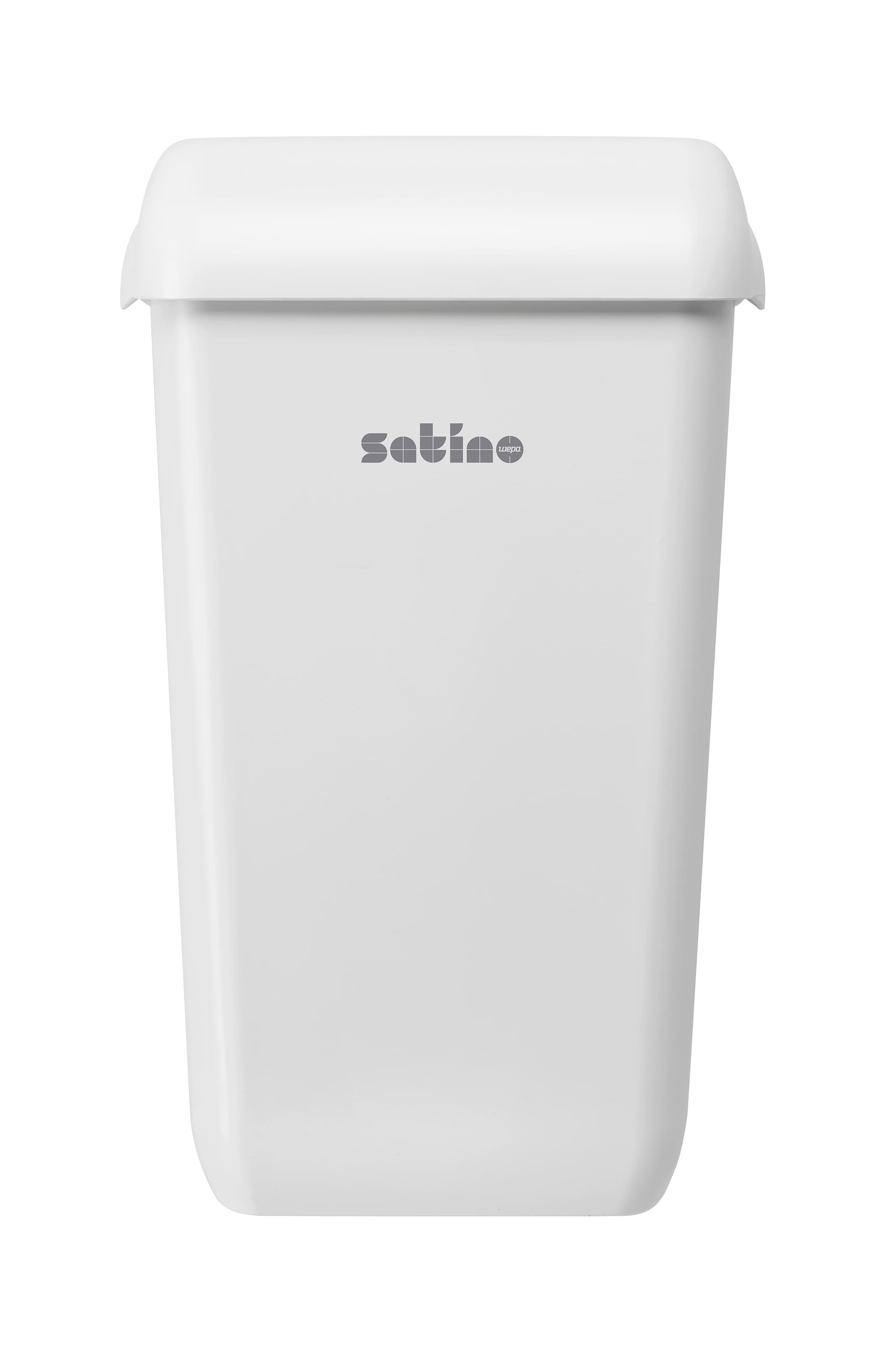 Afvalbak Satino open inworp 23 liter wit 332580 2