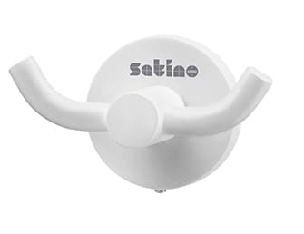 Kledinghaak Satino 2 haaks wit 332180