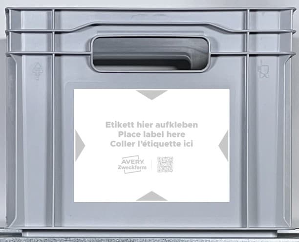 Positioneeretiket Avery 8002 160x120mm bedrukt 10 stuks 4