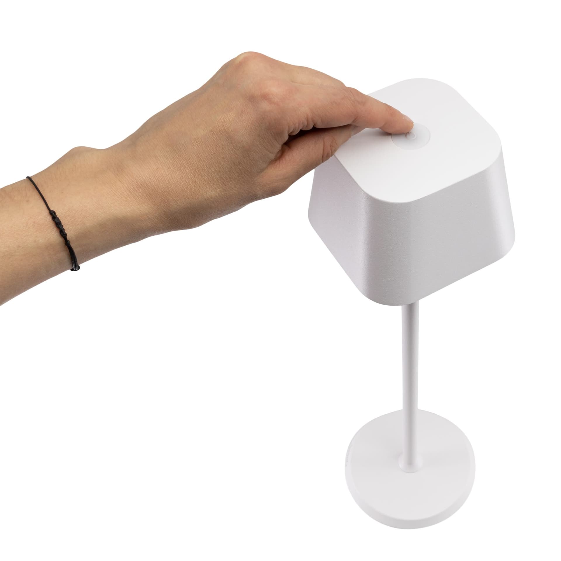 Tafellamp Securit Georgina LED oplaadbaar dimbaar wit 6