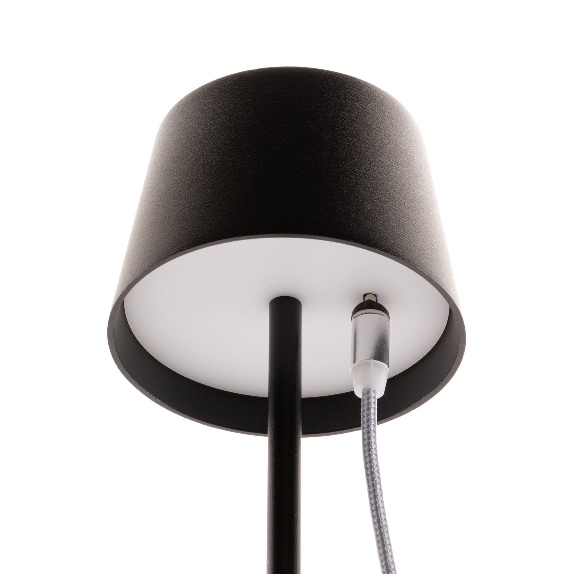 Tafellamp Securit MonteCarlo LED oplaadbaar dimbaar zwart 2