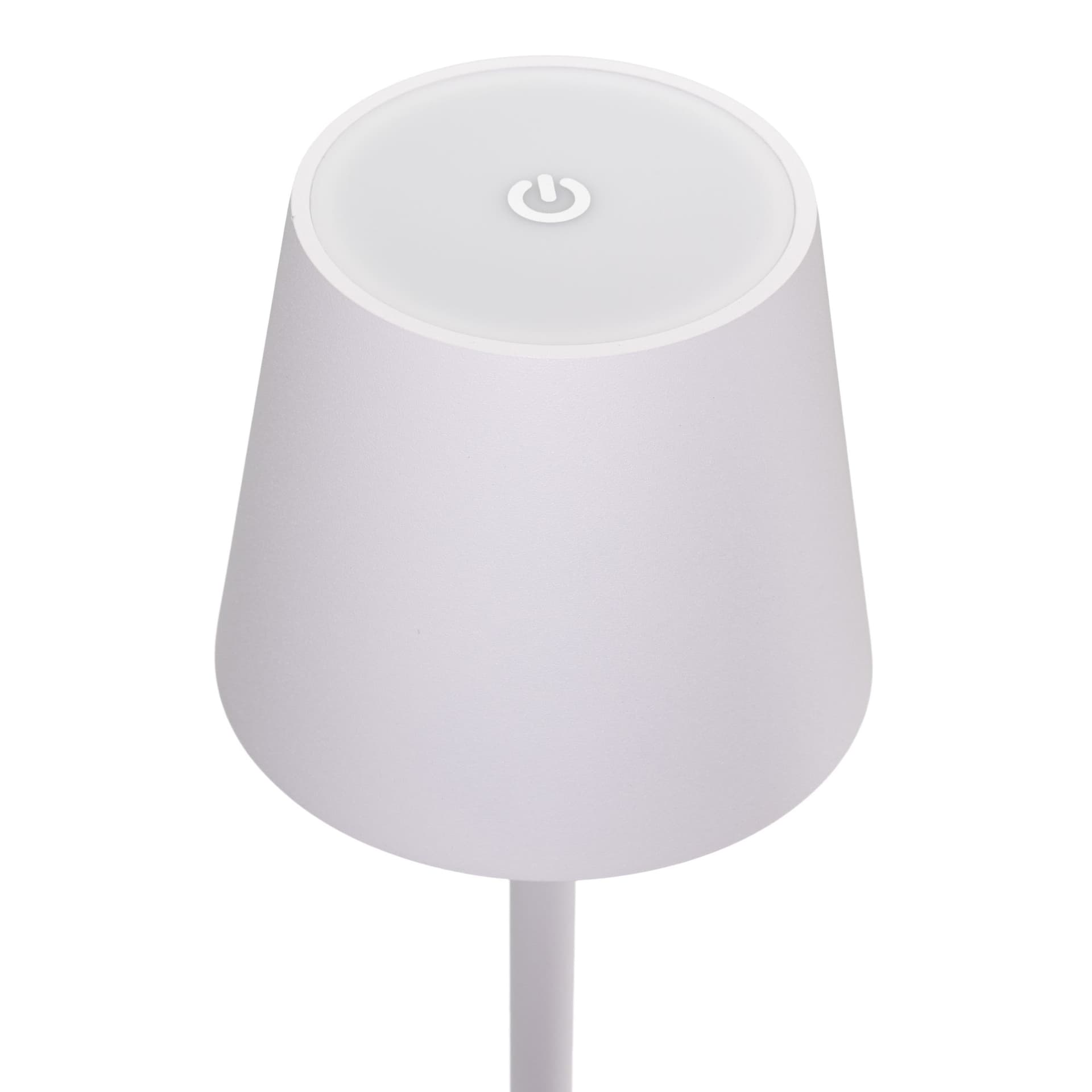 Tafellamp Securit Feline LED oplaadbaar dimbaar wit 2