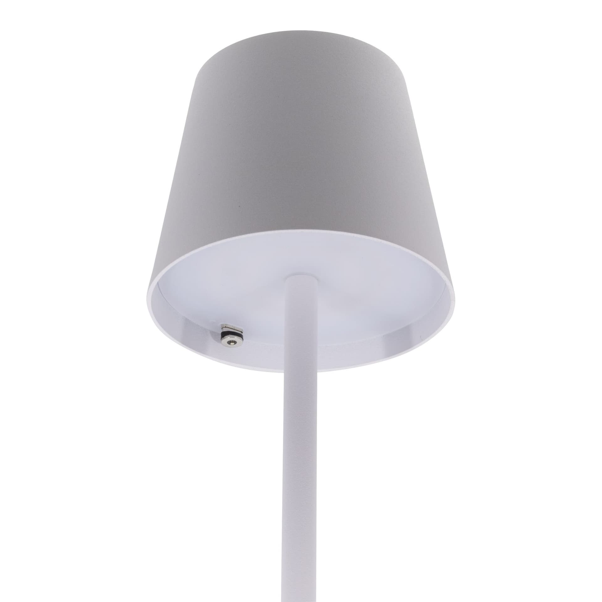 Tafellamp Securit Feline LED oplaadbaar dimbaar wit 3