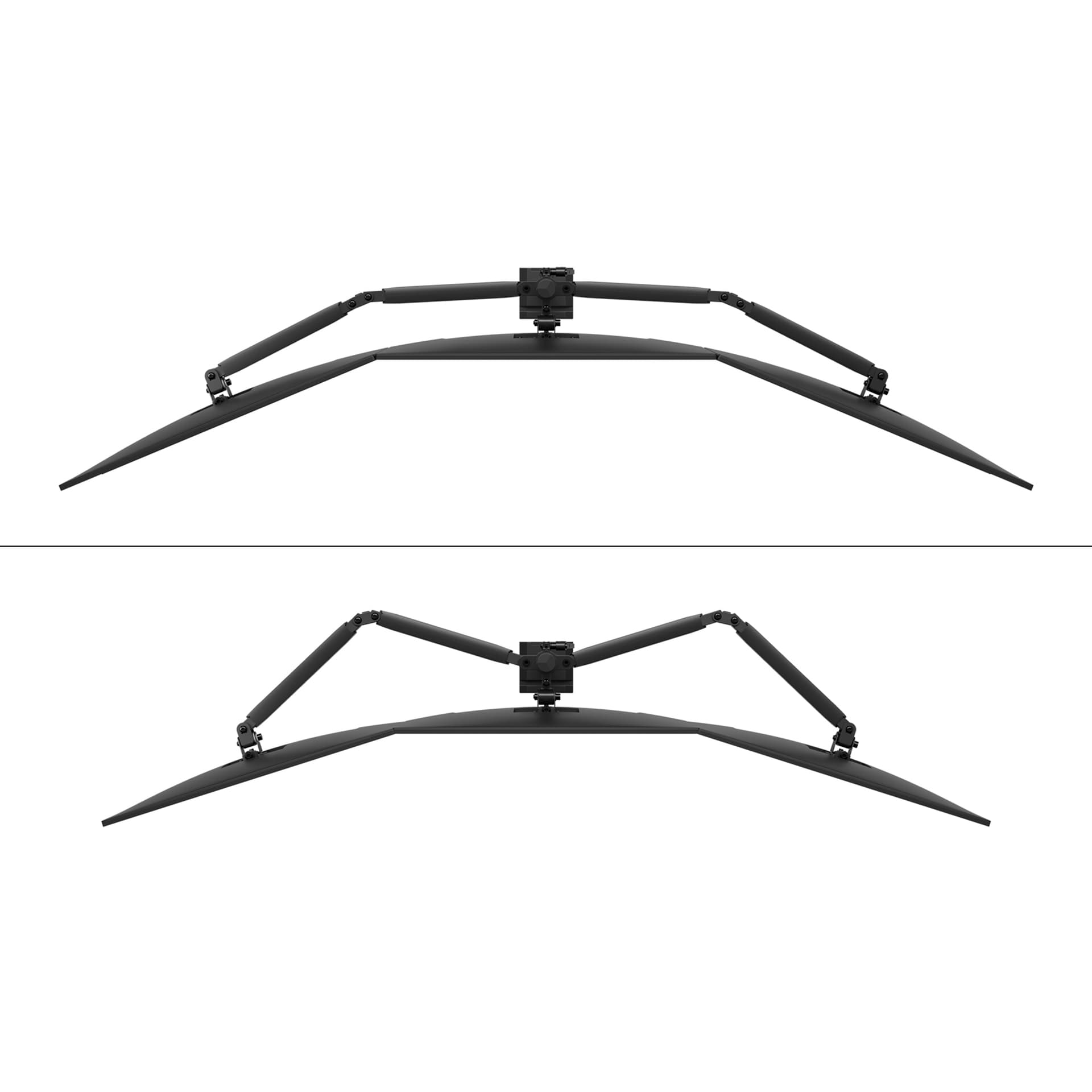 Monitorarm Neomounts NERO triple 17-27" zwart 6