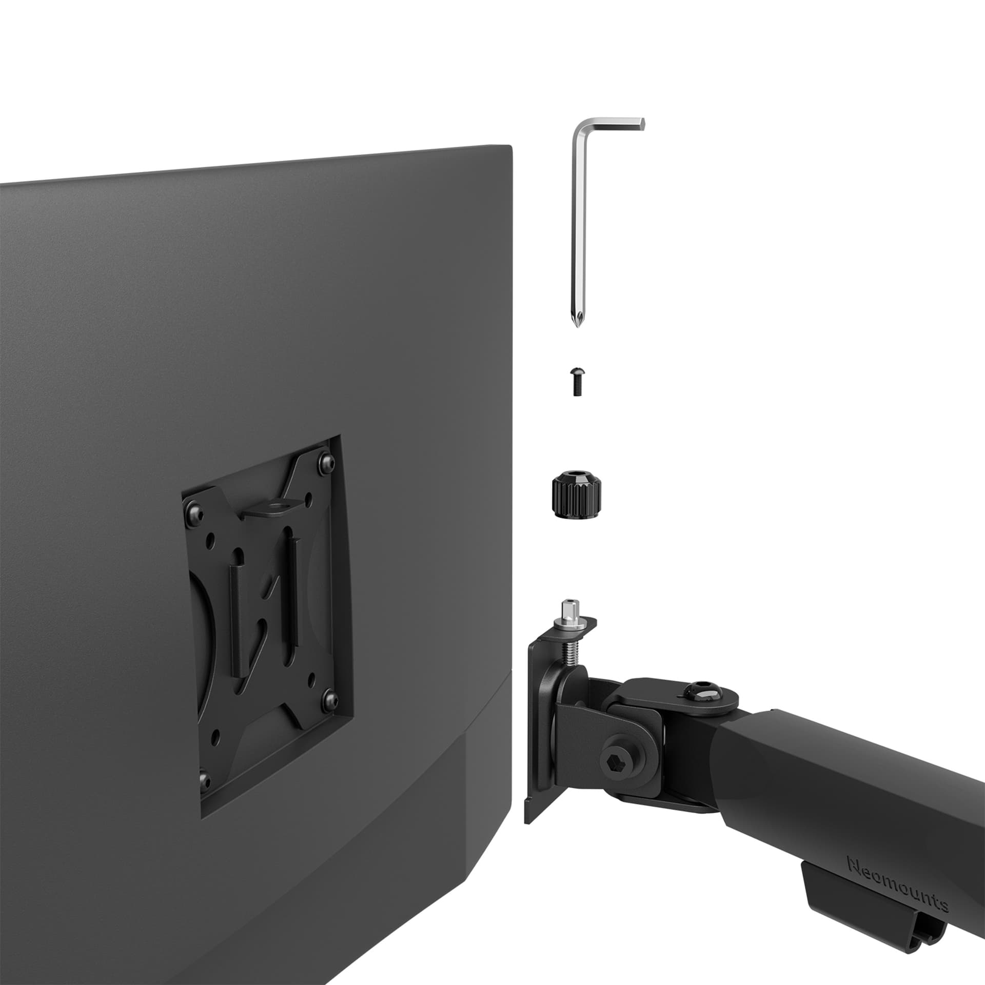 Monitorarm Neomounts NERO triple 17-27" zwart 7