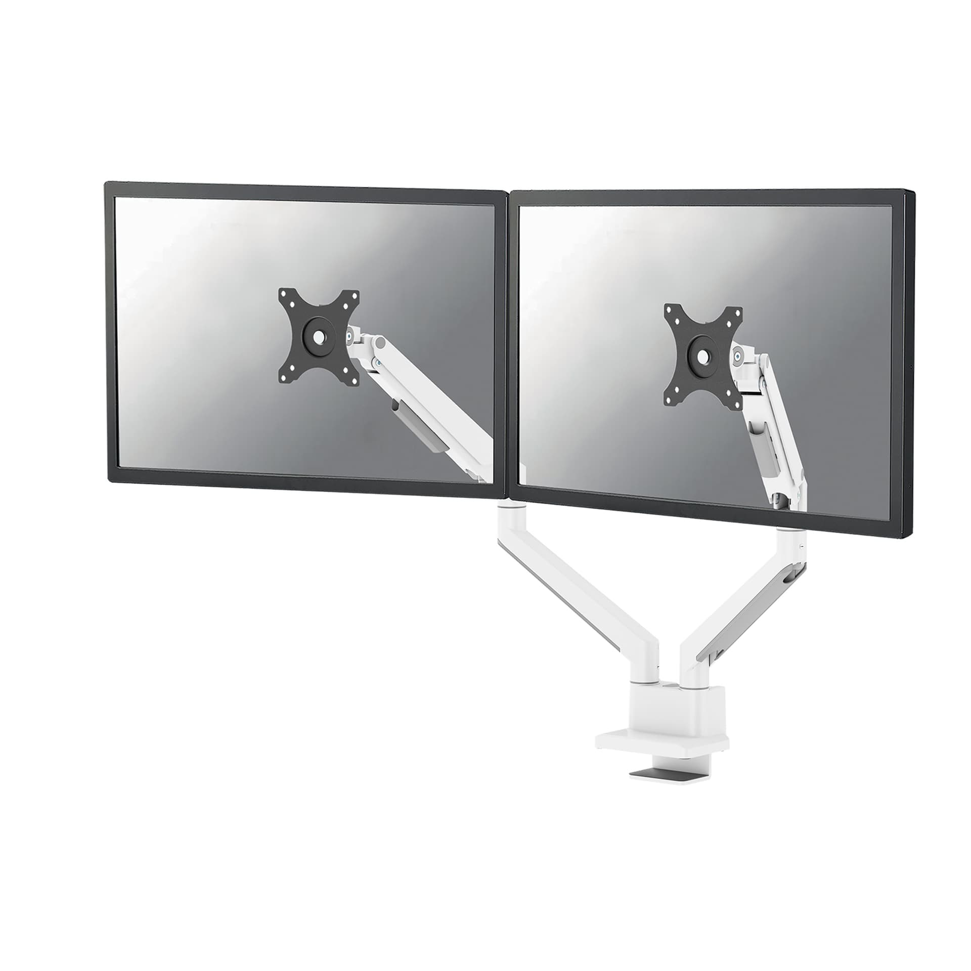Monitorarm Neomounts NEXT Slim dual 17-32" wit