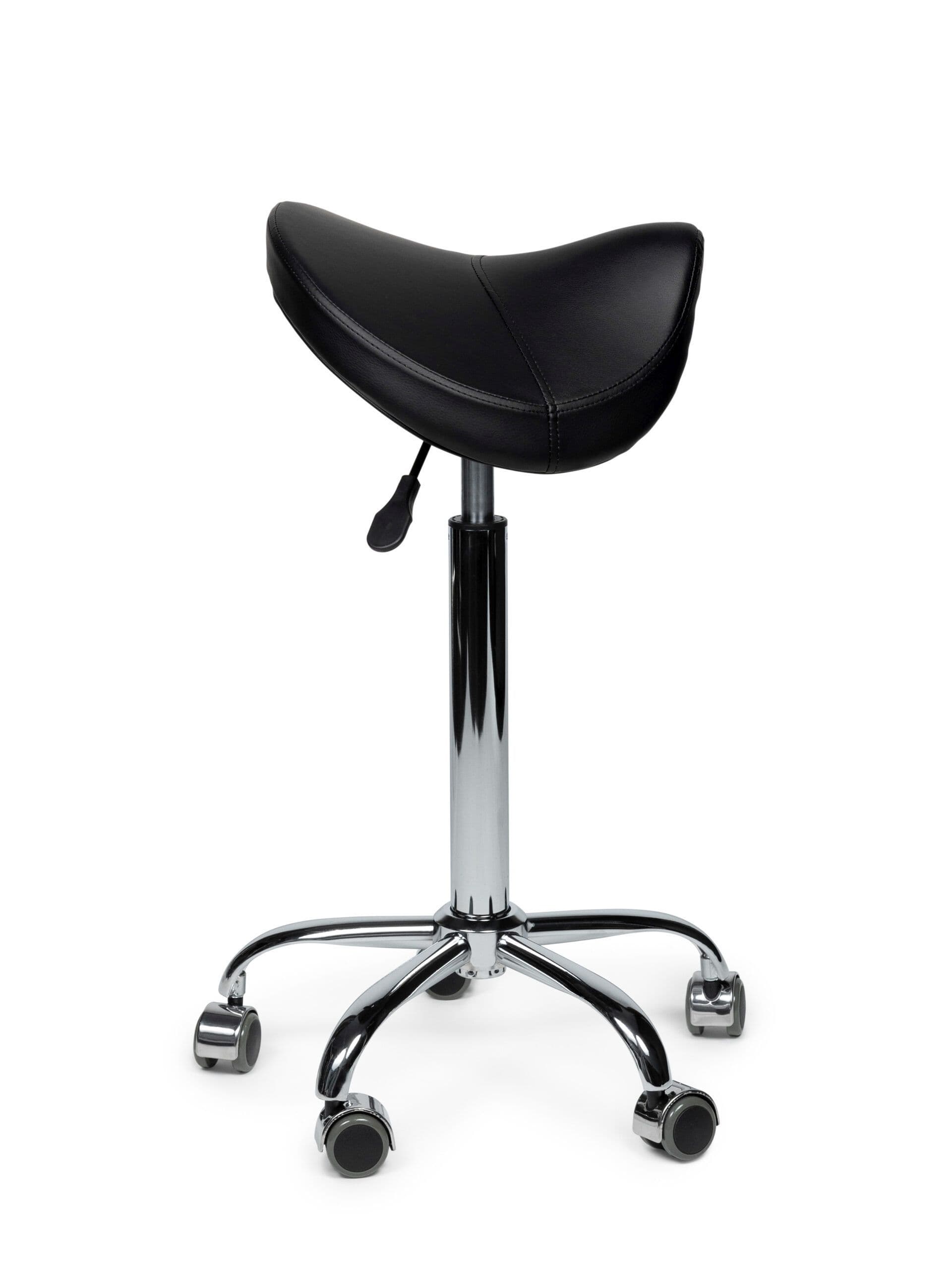 Zadelkruk Office Premium standaard zonder voetring harde wielen zw 2