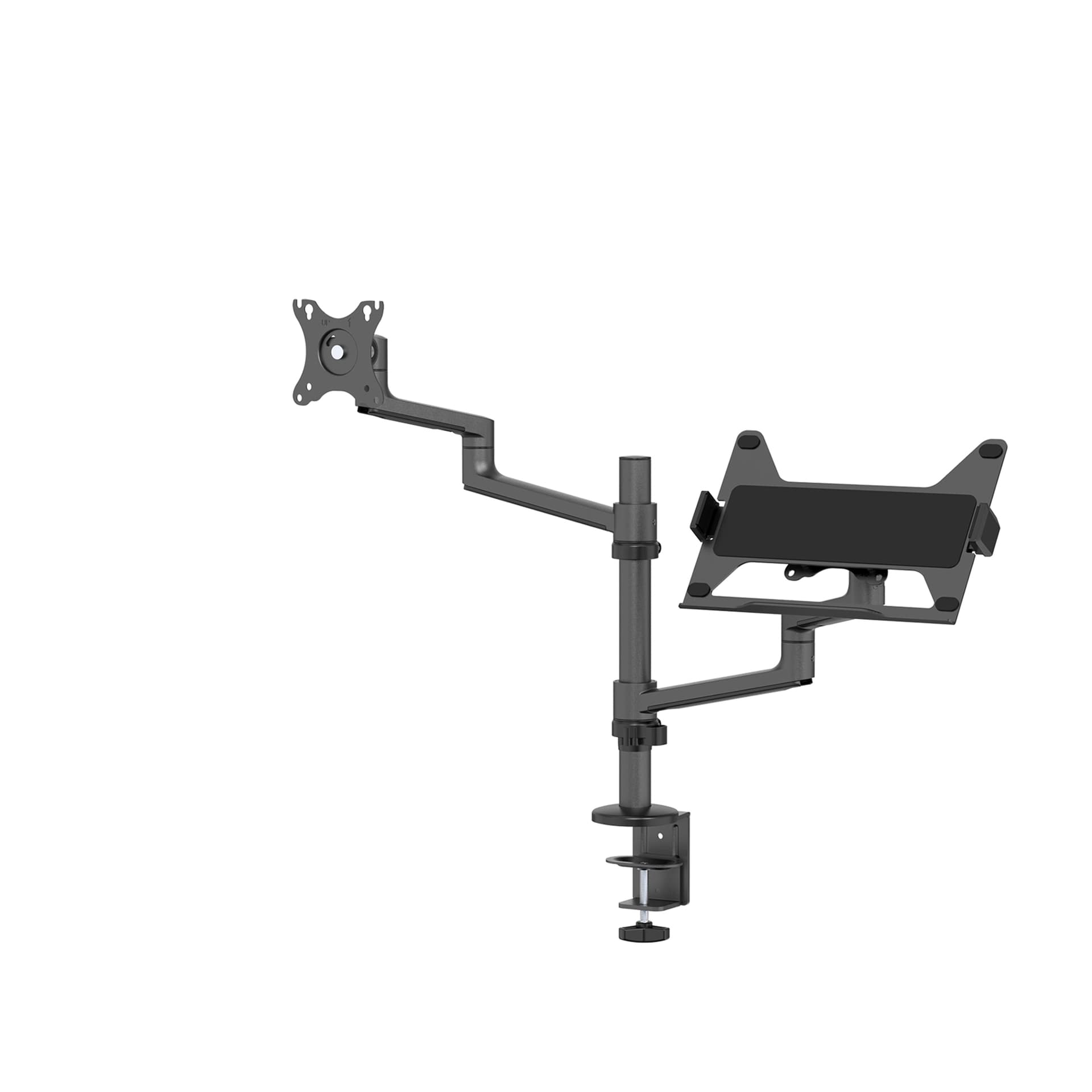 Monitorarm met laptophouder Neomounts NEXT Lite single 17-27" zwart 2