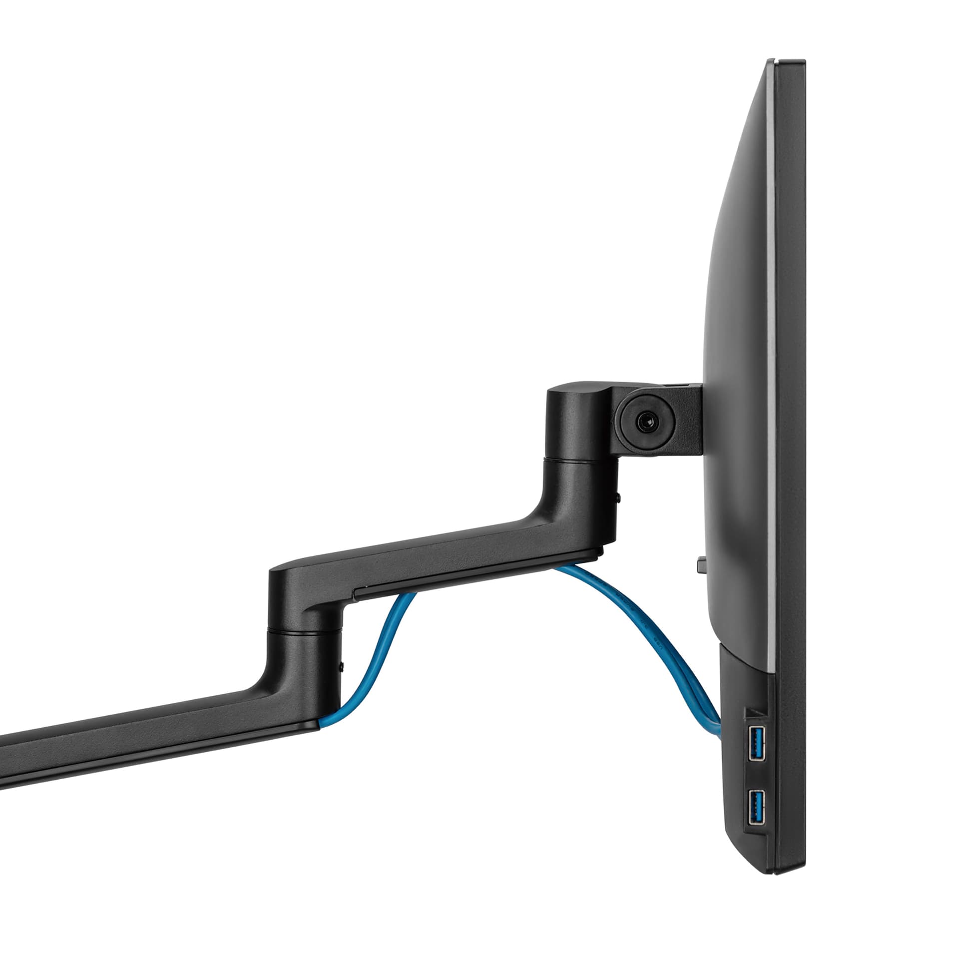 Monitorarm met laptophouder Neomounts NEXT Lite single 17-27" zwart 7